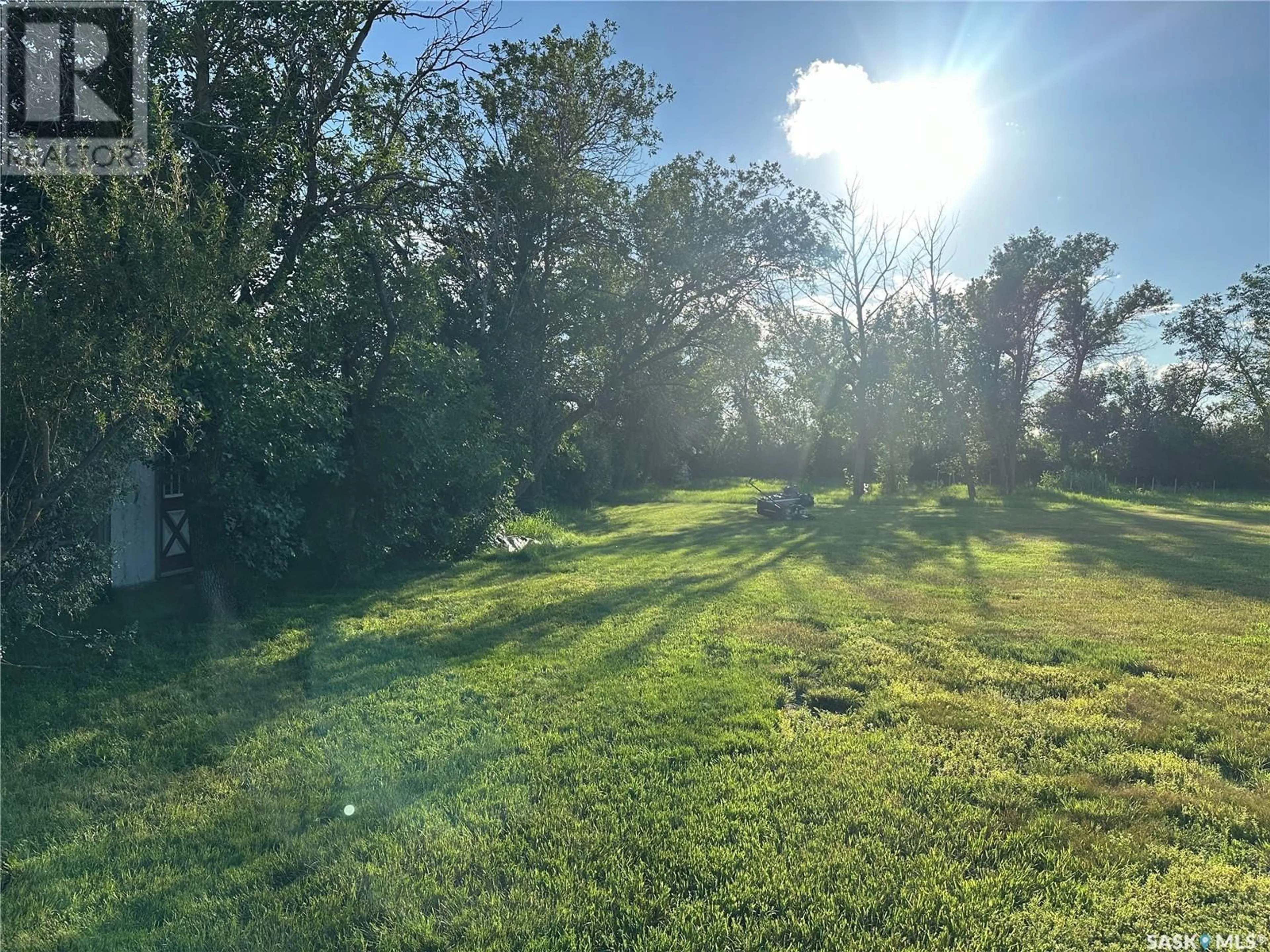 A pic from outside/outdoor area/front of a property/back of a property/a pic from drone, forest/trees view for JEWEL CREEK ACREAGE, Lomond Rm No. 37 Saskatchewan S0C0V0