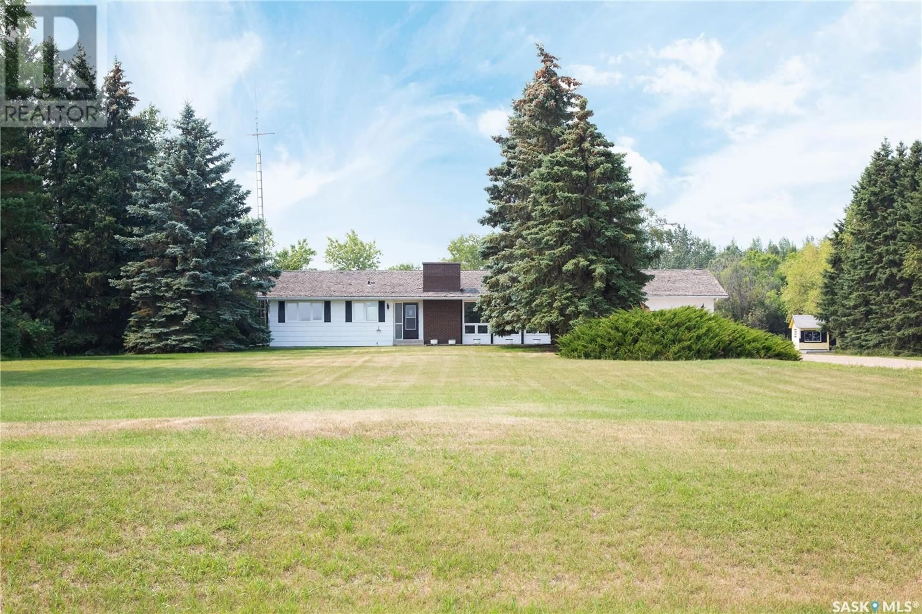 A pic from outside/outdoor area/front of a property/back of a property/a pic from drone, unknown for SOUTH SHELLBROOK ACREAGE, Shellbrook Rm No. 493 Saskatchewan S0J2E0