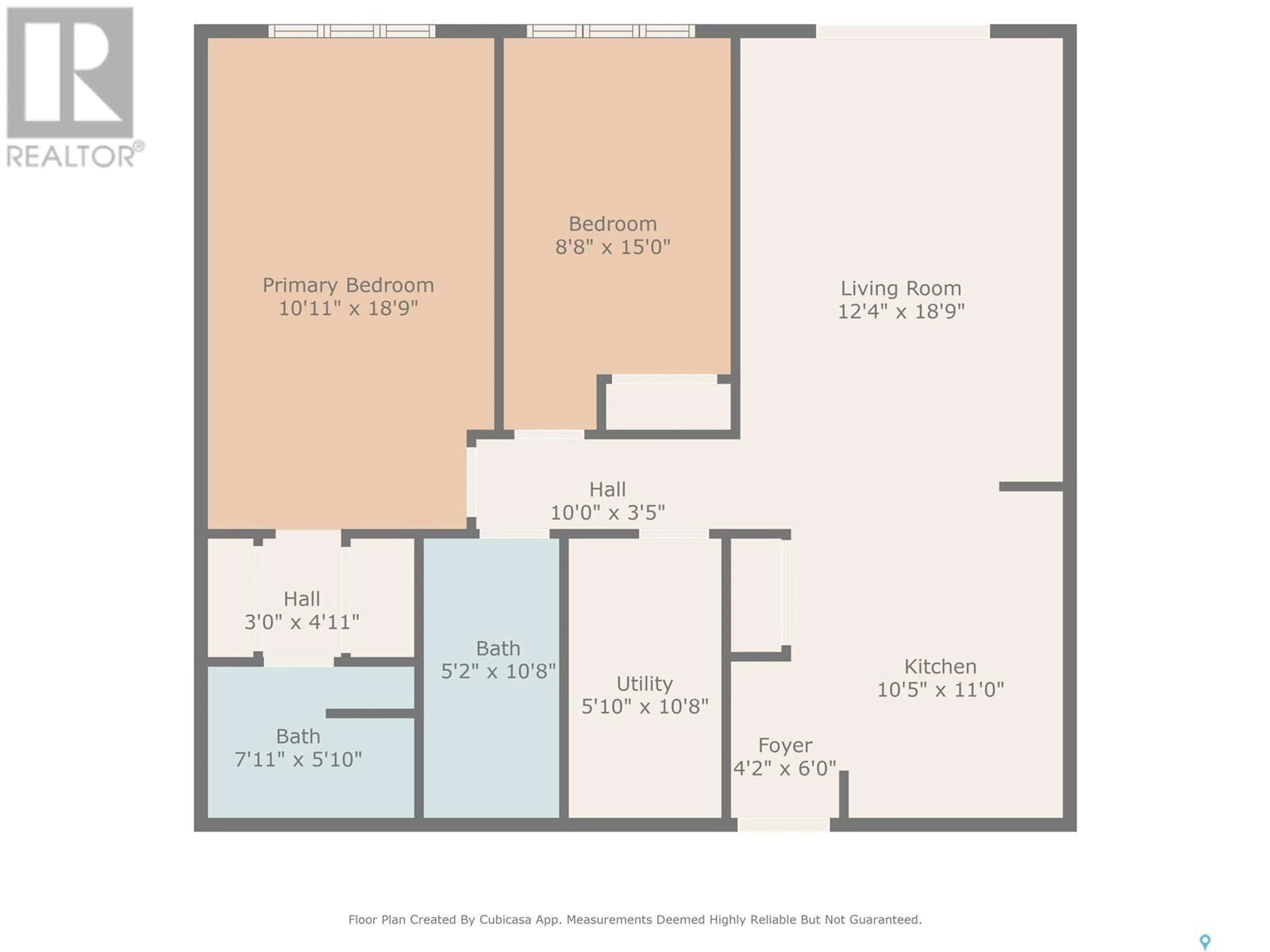 Floor plan for 110 - 215 HAMPTON CIRCLE, Saskatoon Saskatchewan S7R0C5