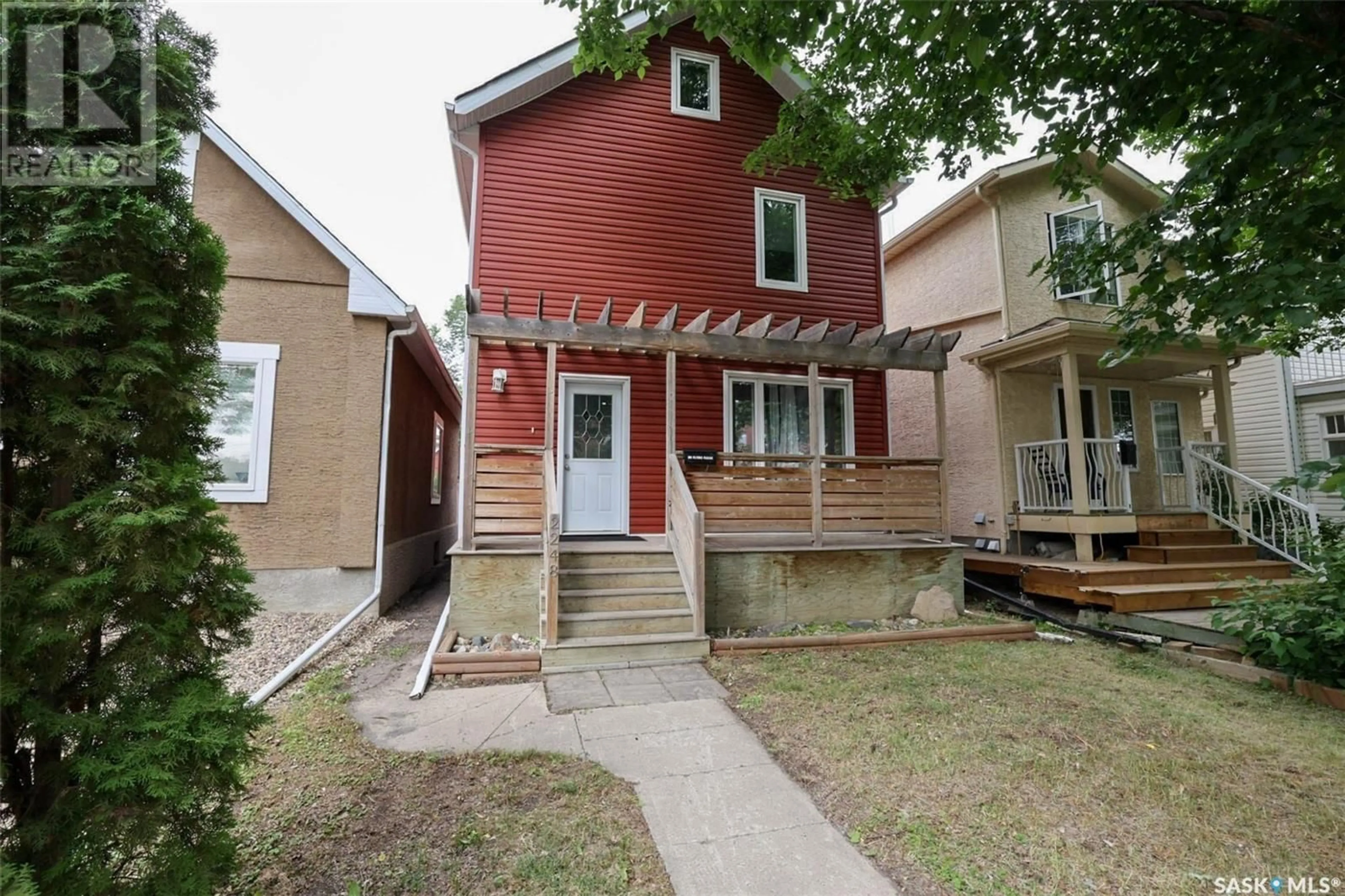 Home with brick exterior material, street for 2248 HALIFAX STREET, Regina Saskatchewan S4P1V2