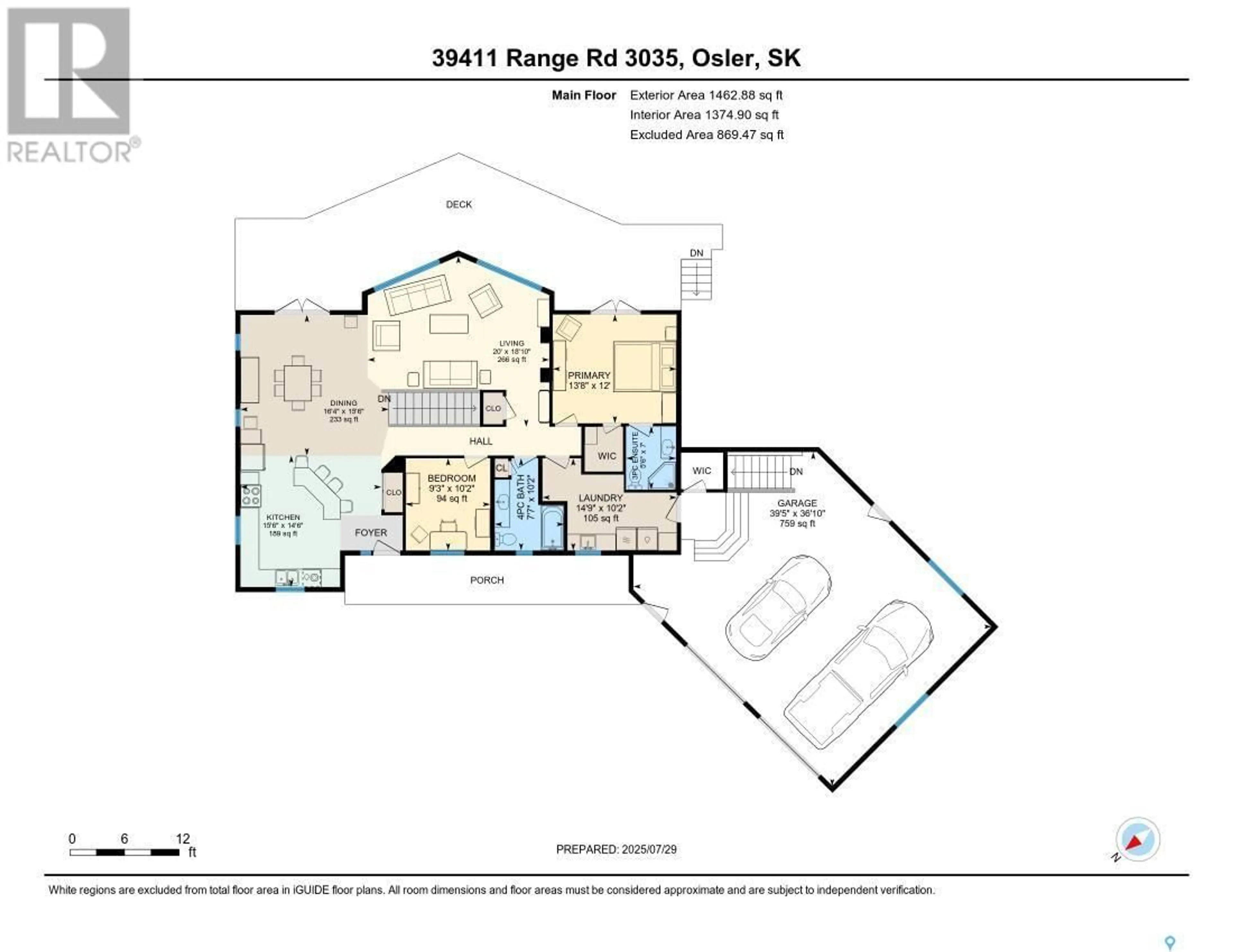 Floor plan for 39411 BLUMENHEIM ROAD, Corman Park Rm No. 344 Saskatchewan S0K3A0