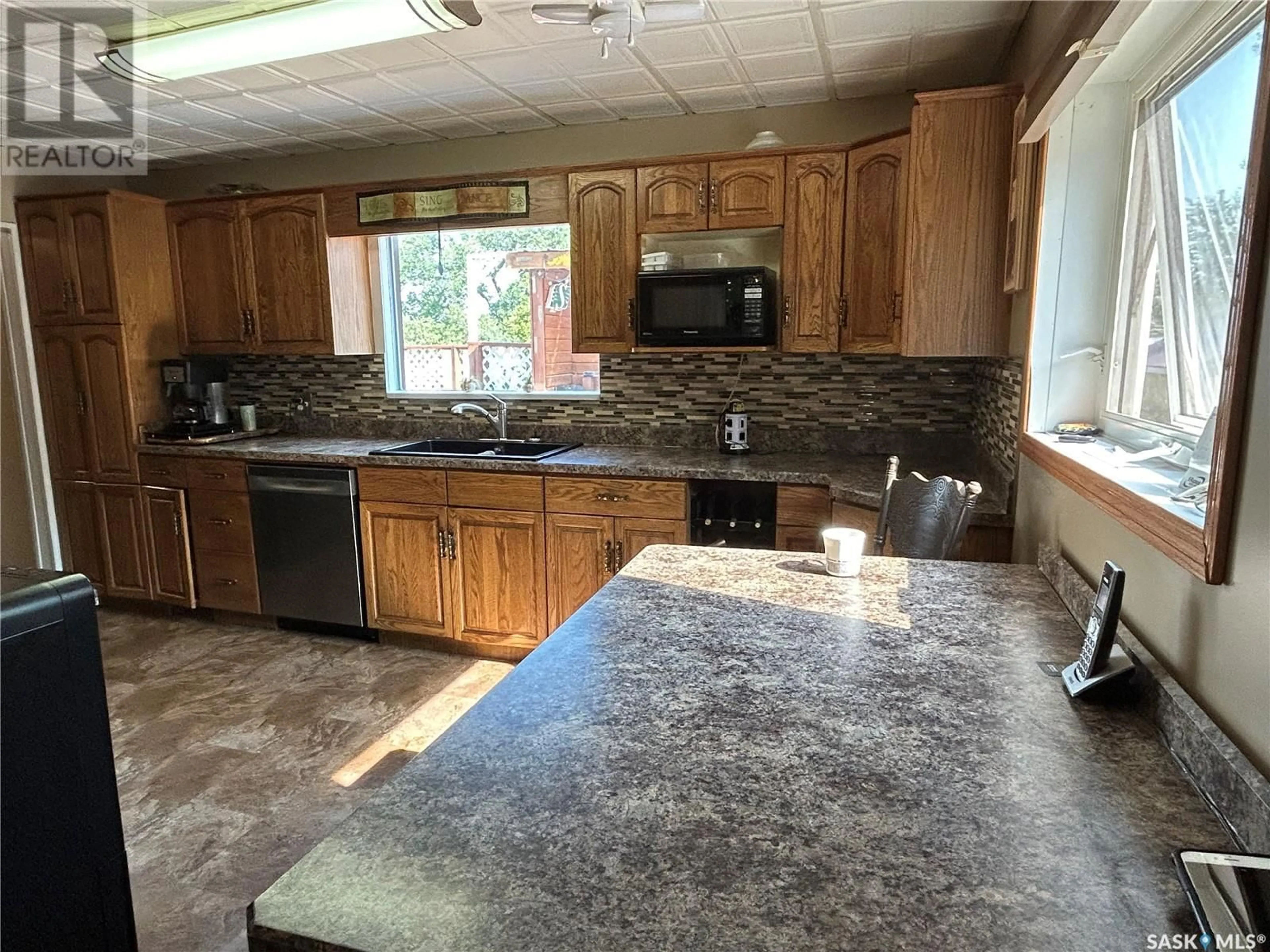Open concept kitchen, ceramic/tile floor for 301 TAVISTOCK AVENUE, Torquay Saskatchewan S0C2L0