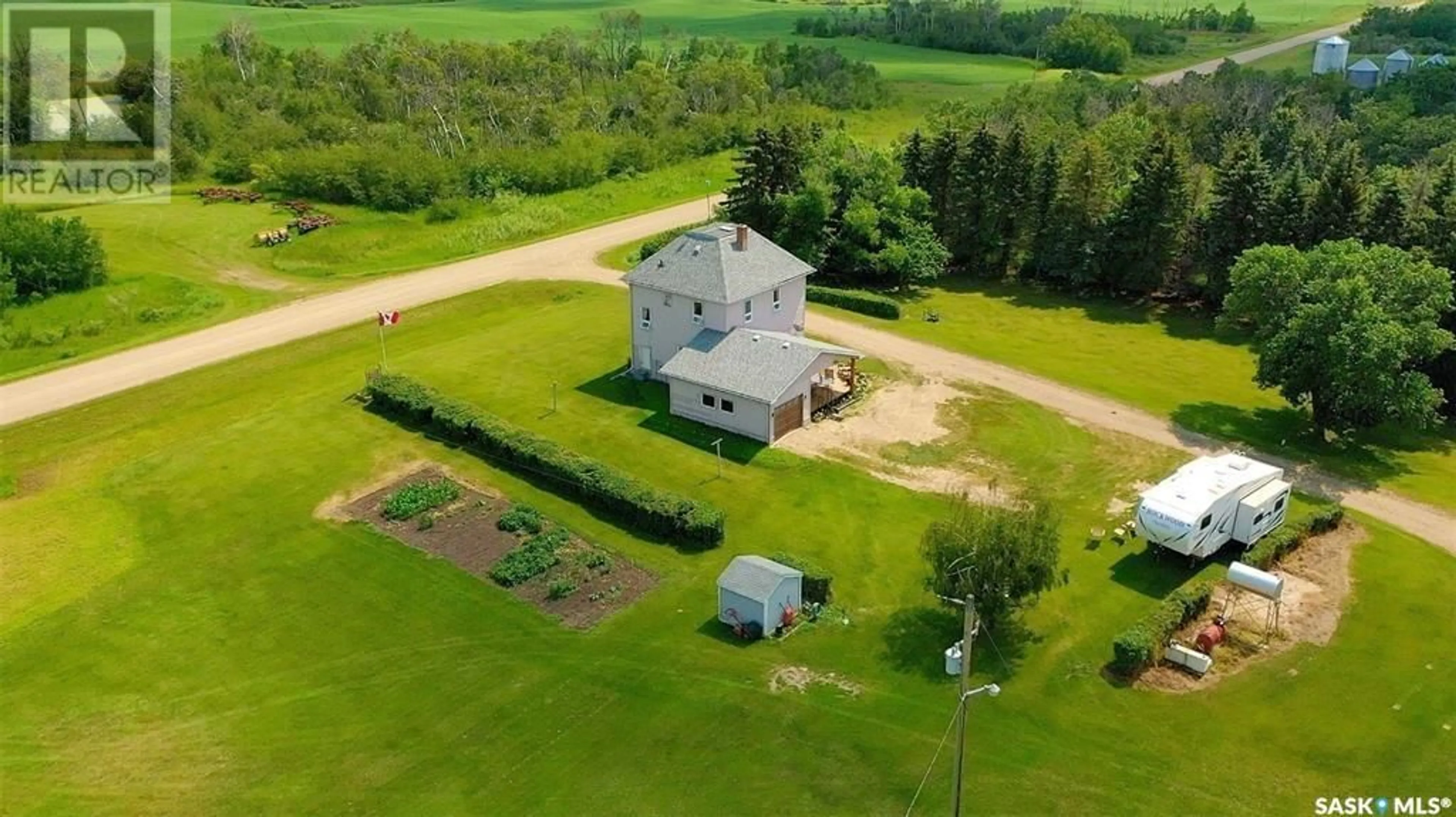 A pic from outside/outdoor area/front of a property/back of a property/a pic from drone, unknown for KENNY ACREAGE, Wolseley Rm No. 155 Saskatchewan S0G5H0