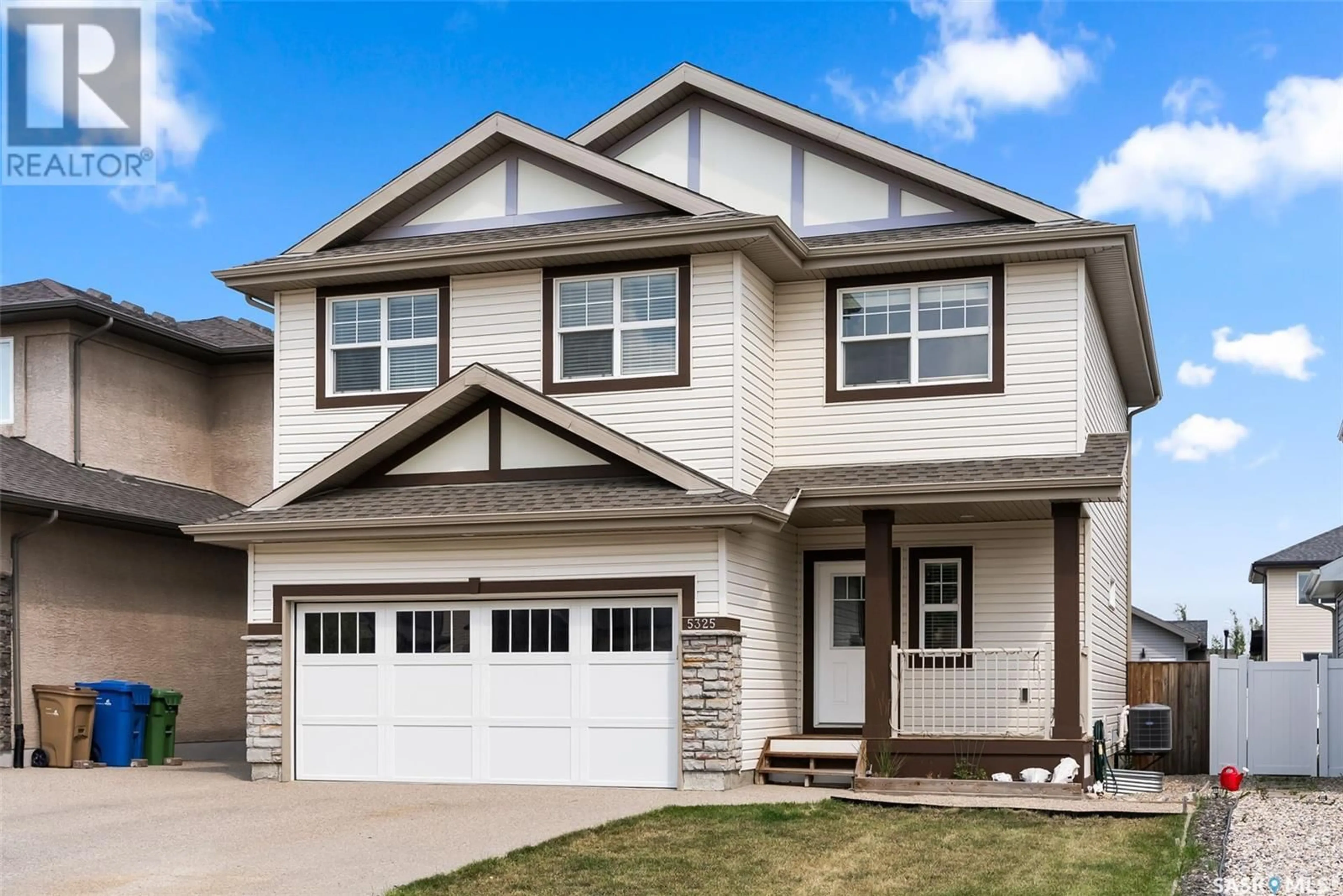 Home with vinyl exterior material, street for 5325 MCKENNA CRESCENT, Regina Saskatchewan S4W0H2