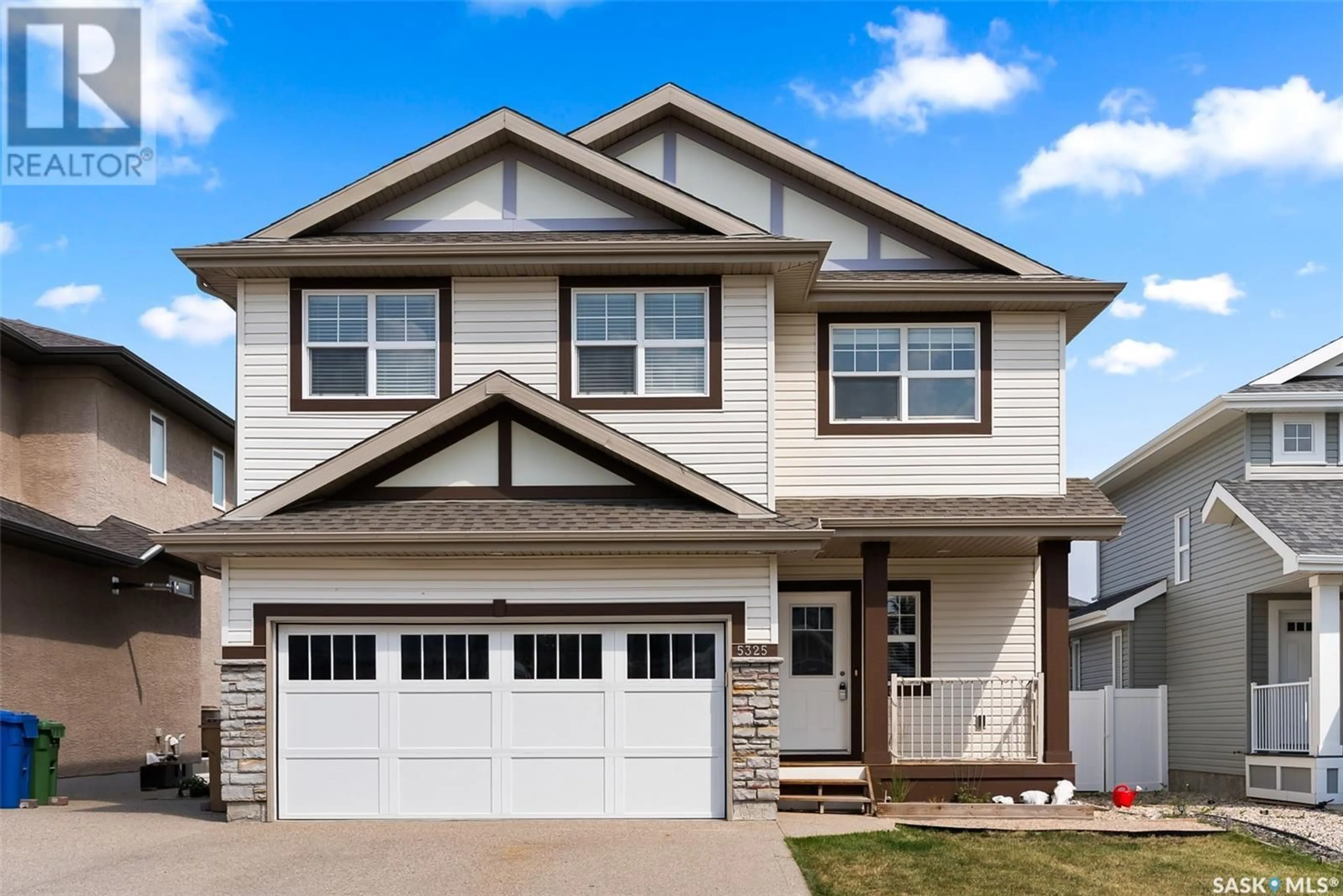 Home with vinyl exterior material, street for 5325 MCKENNA CRESCENT, Regina Saskatchewan S4W0H2