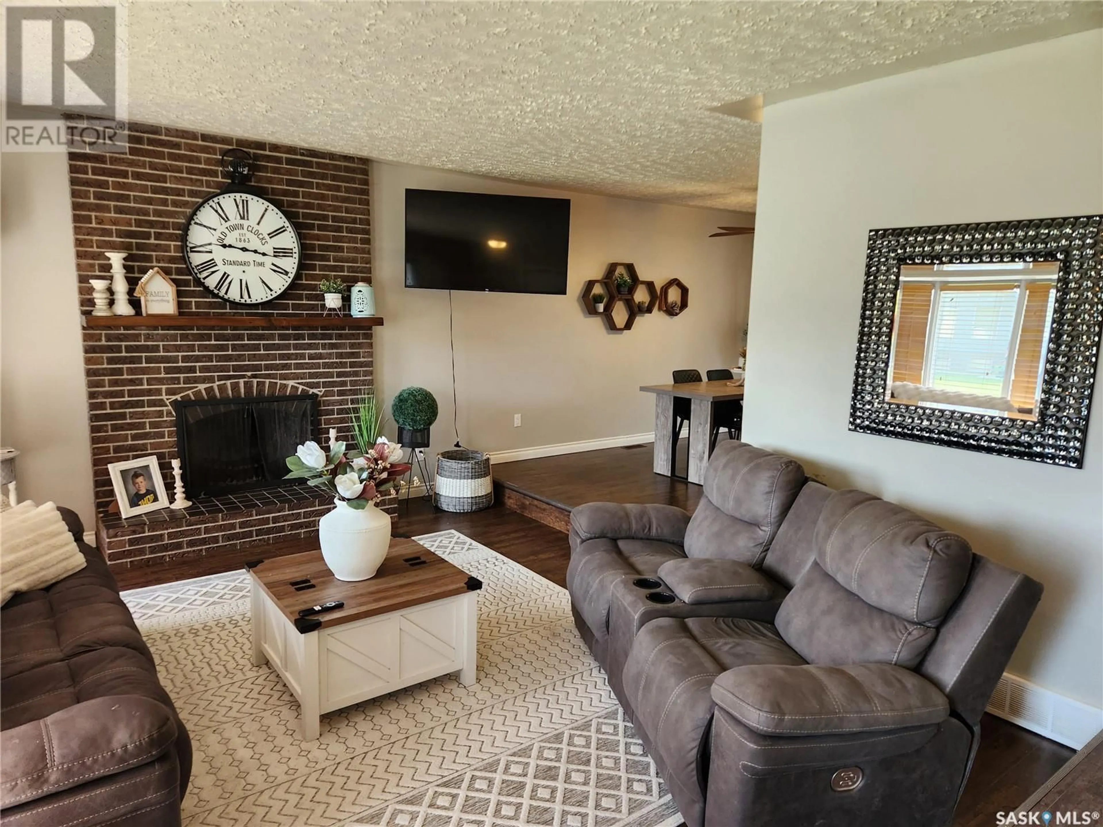 Living room with furniture, unknown for 1707 96TH STREET, Tisdale Saskatchewan S0E1T0