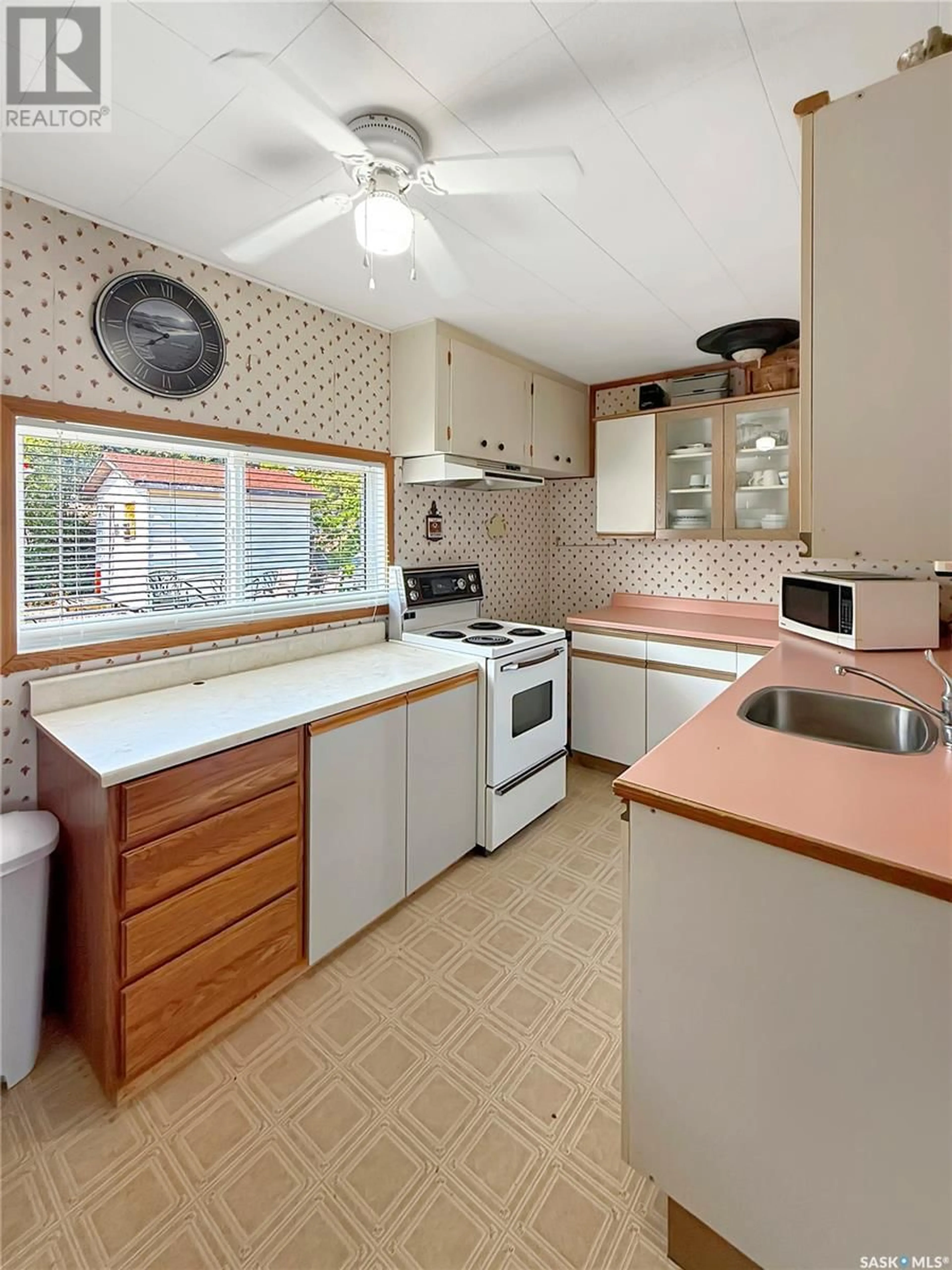 Standard kitchen, ceramic/tile floor for 75 MAIN STREET, Candle Lake Saskatchewan S0J3E0
