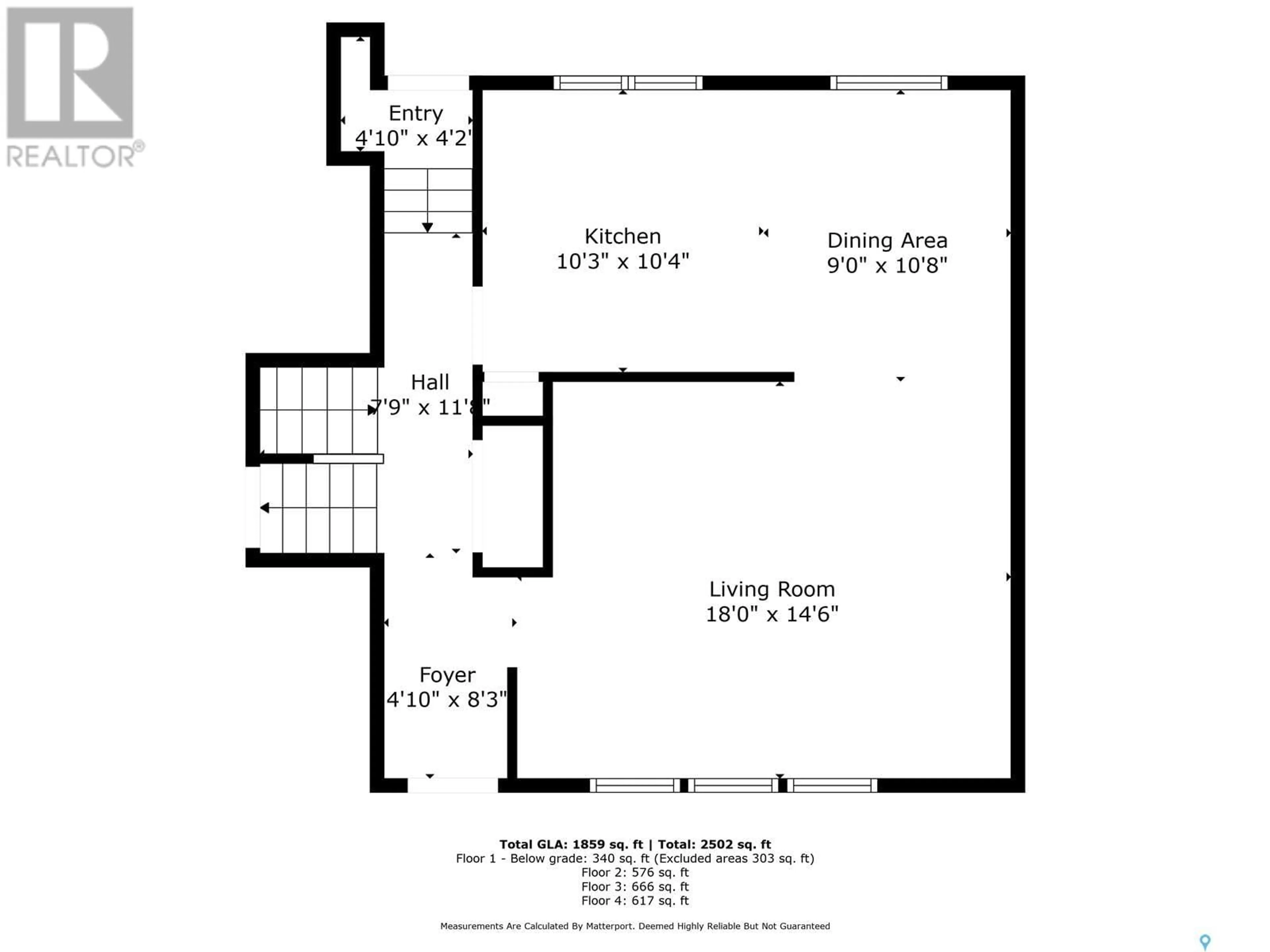 Floor plan for 195 MCDOUGALL CRESCENT, Regina Saskatchewan S4S5M6