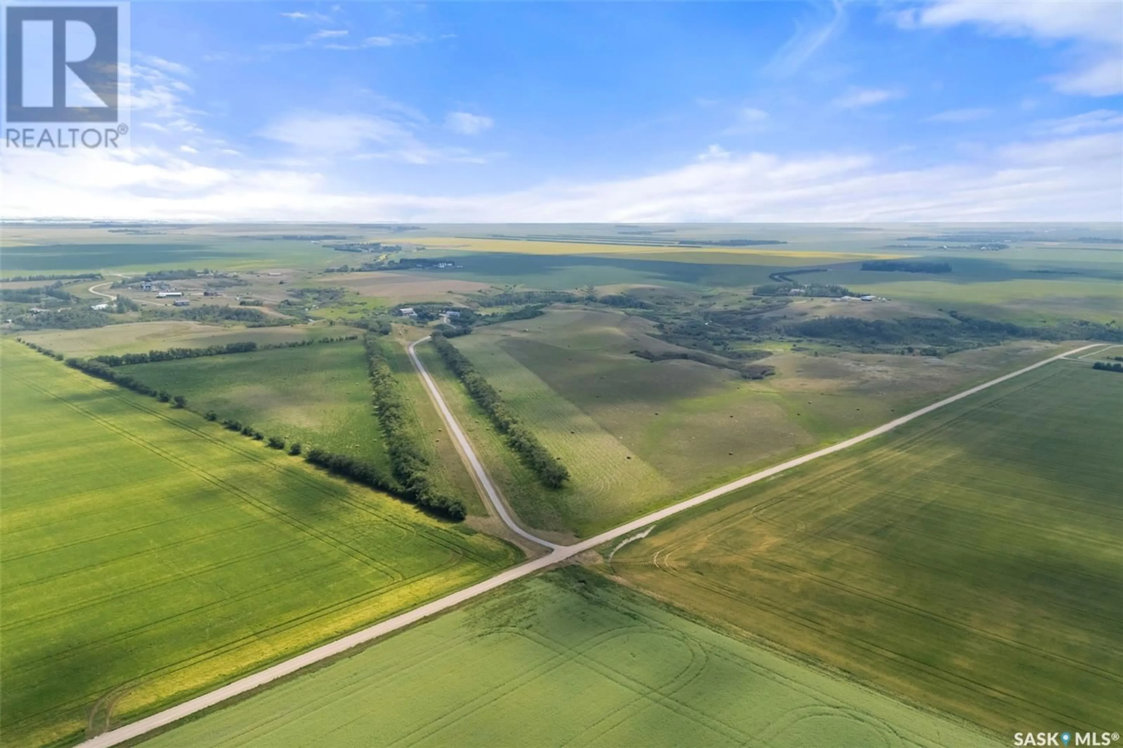 A pic from outside/outdoor area/front of a property/back of a property/a pic from drone, street for KINGSTON VALLEY ACREAGE, Lumsden Rm No. 189 Saskatchewan S0G3C0