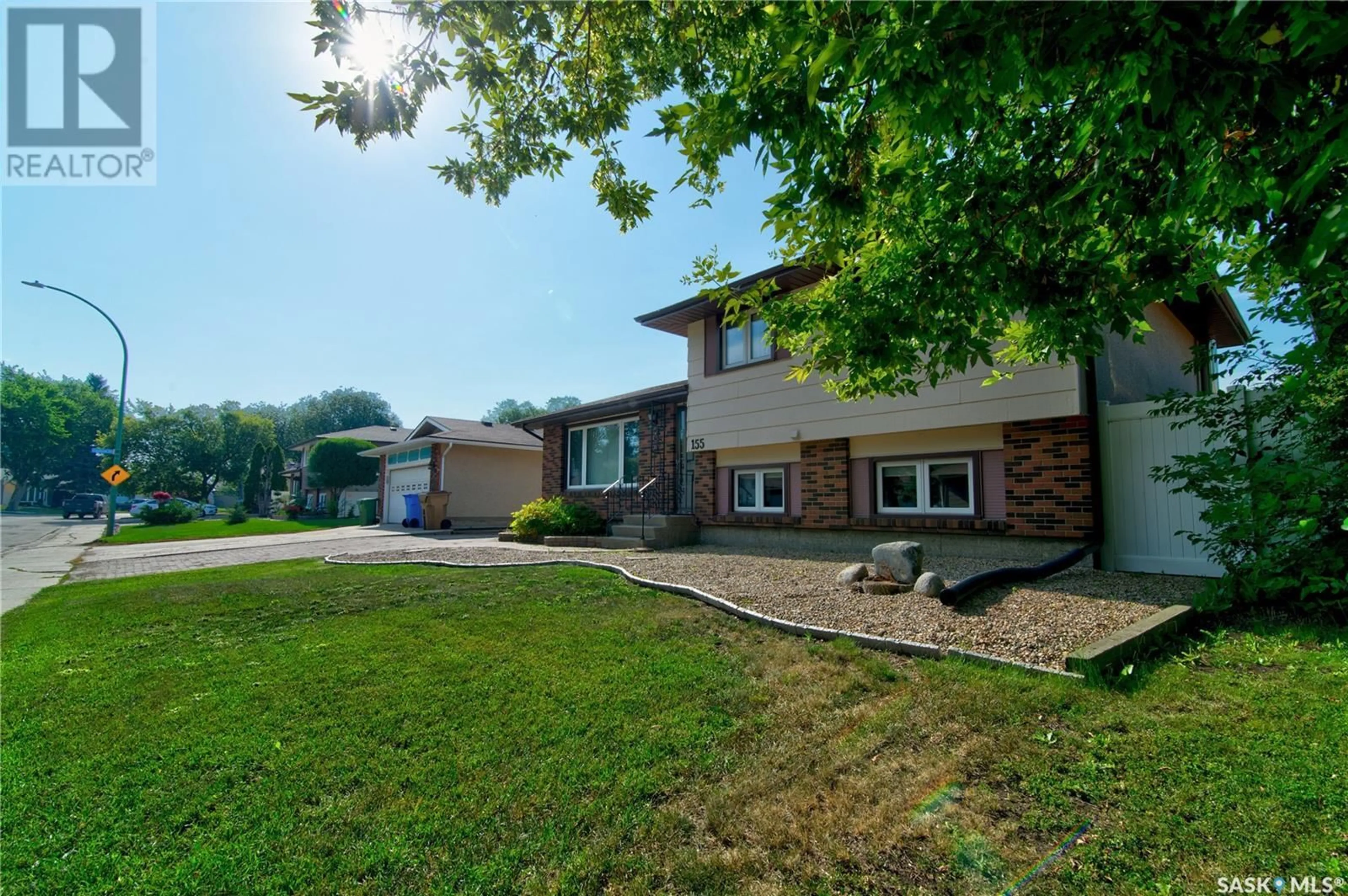 A pic from outside/outdoor area/front of a property/back of a property/a pic from drone, street for 155 RODENBUSH DRIVE, Regina Saskatchewan S4R7X8
