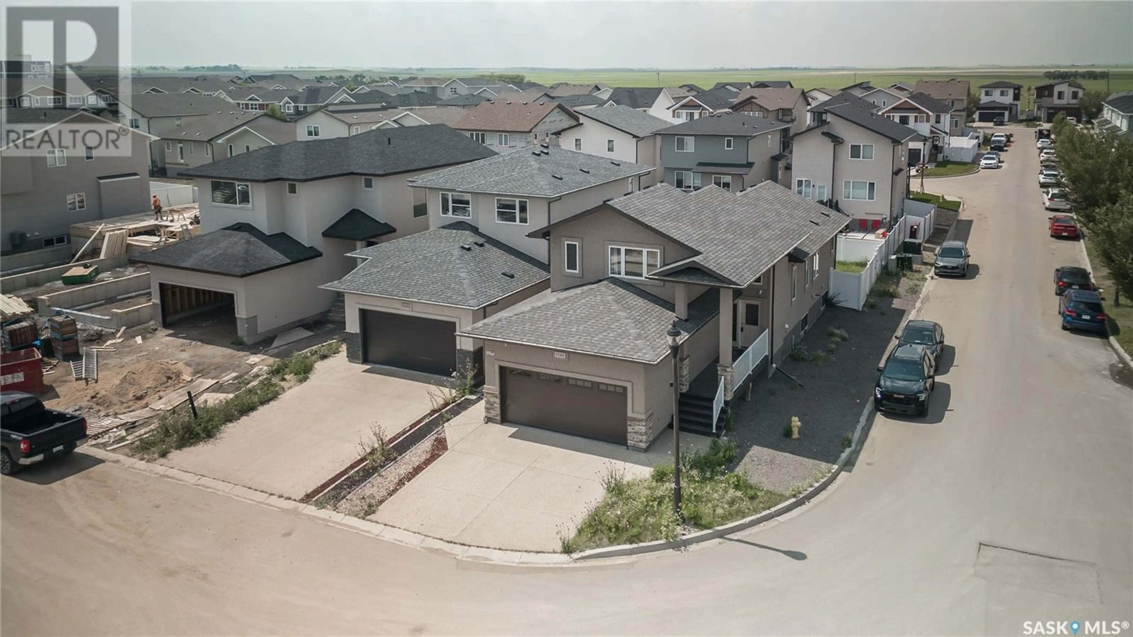 A pic from outside/outdoor area/front of a property/back of a property/a pic from drone, street for 5549 WATERER ROAD, Regina Saskatchewan S4W0N2