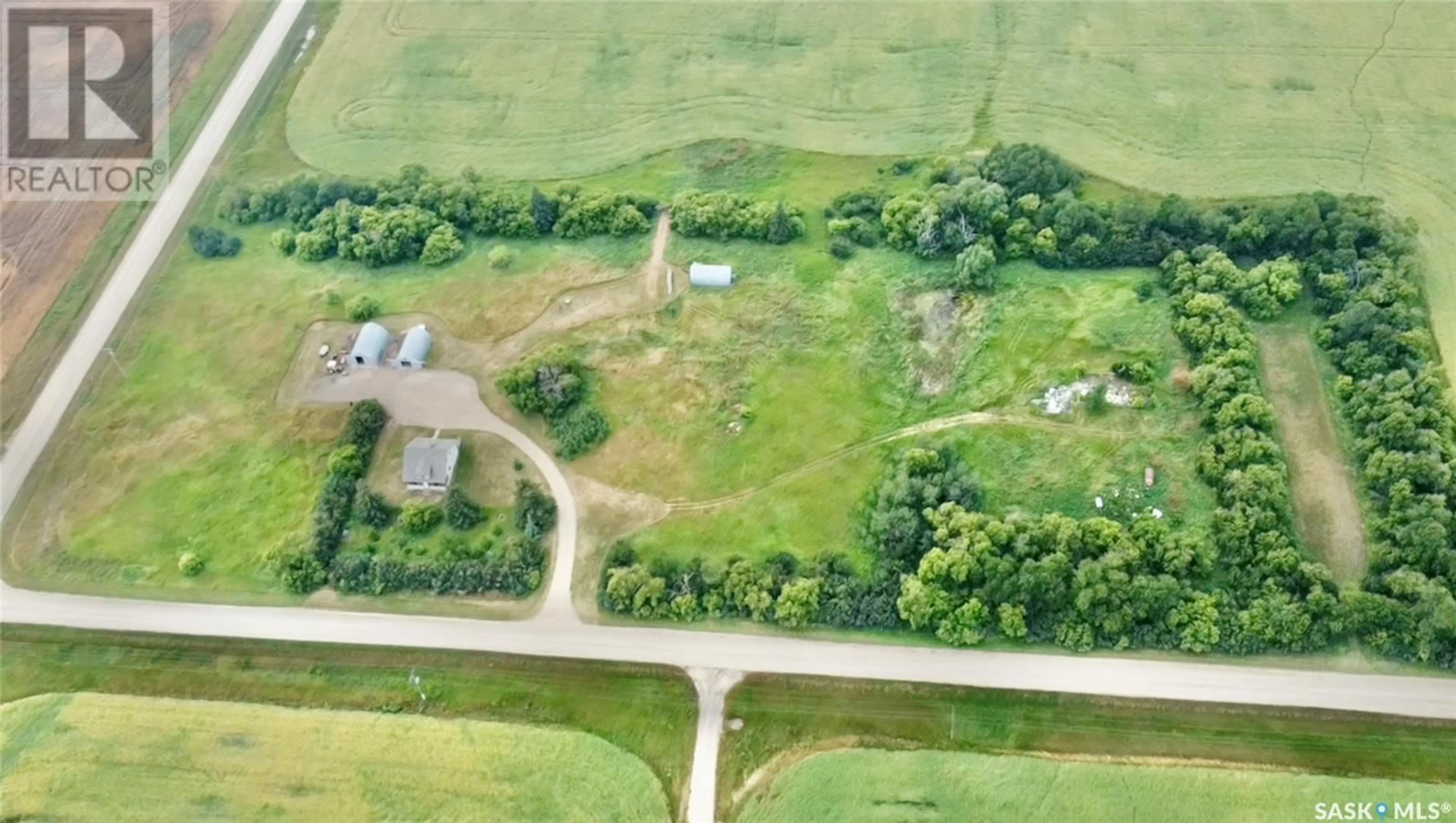 A pic from outside/outdoor area/front of a property/back of a property/a pic from drone, building for MOOSE MOUNTAIN ACREAGE, Moose Mountain Rm No. 63 Saskatchewan S0C1R0