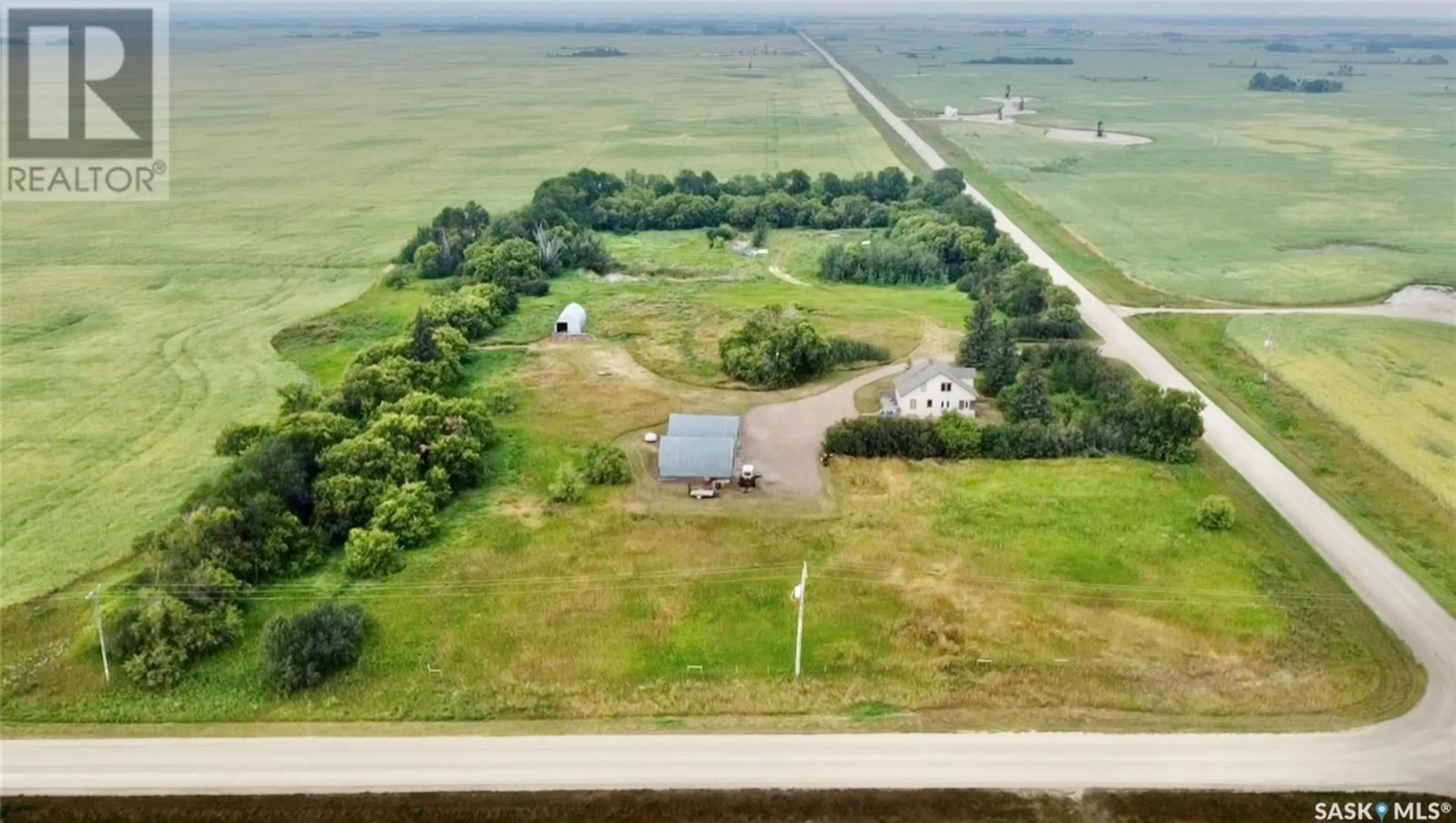 A pic from outside/outdoor area/front of a property/back of a property/a pic from drone, building for MOOSE MOUNTAIN ACREAGE, Moose Mountain Rm No. 63 Saskatchewan S0C1R0
