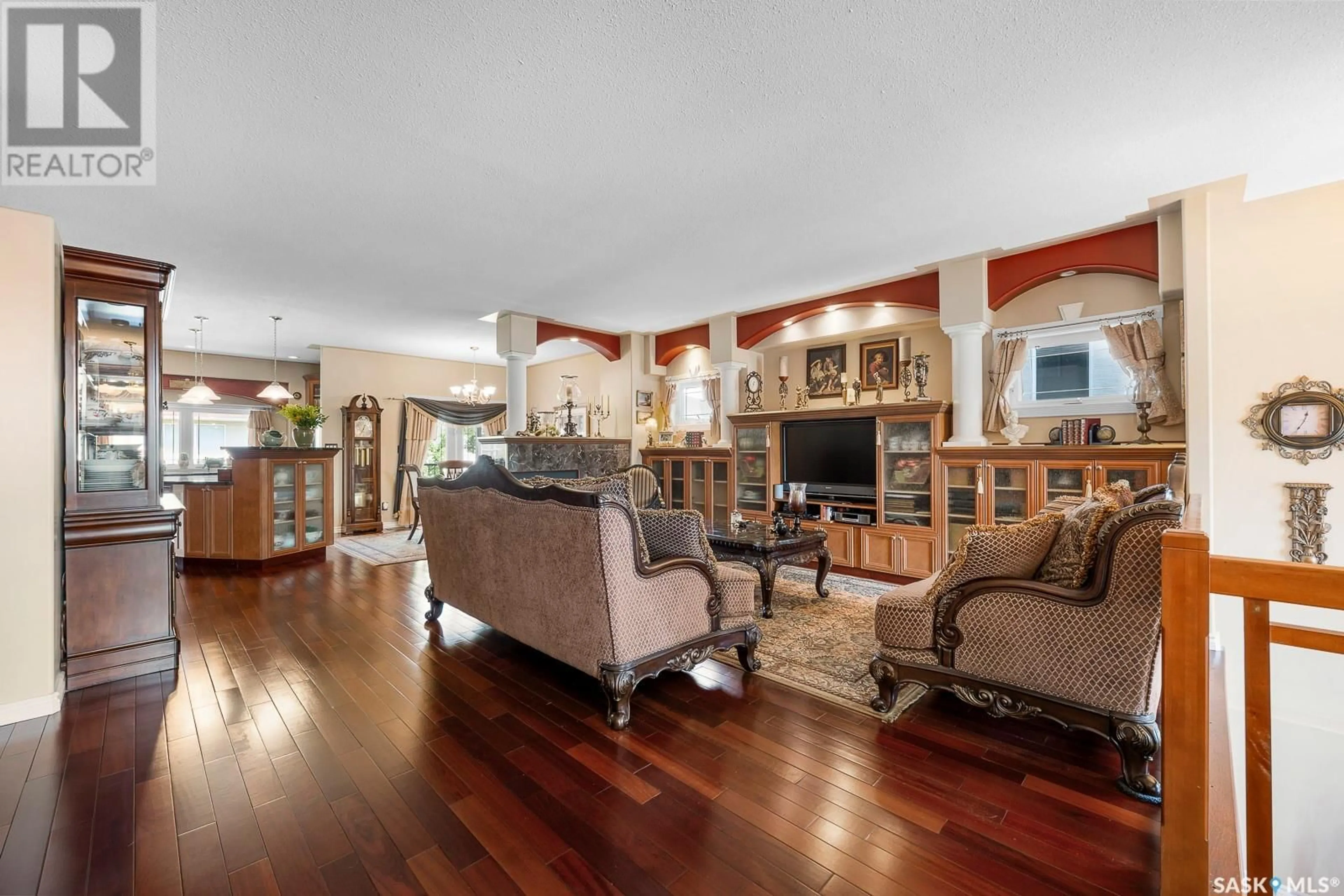 Living room with furniture, unknown for 12030 WASCANA HEIGHTS, Regina Saskatchewan S4V3E2