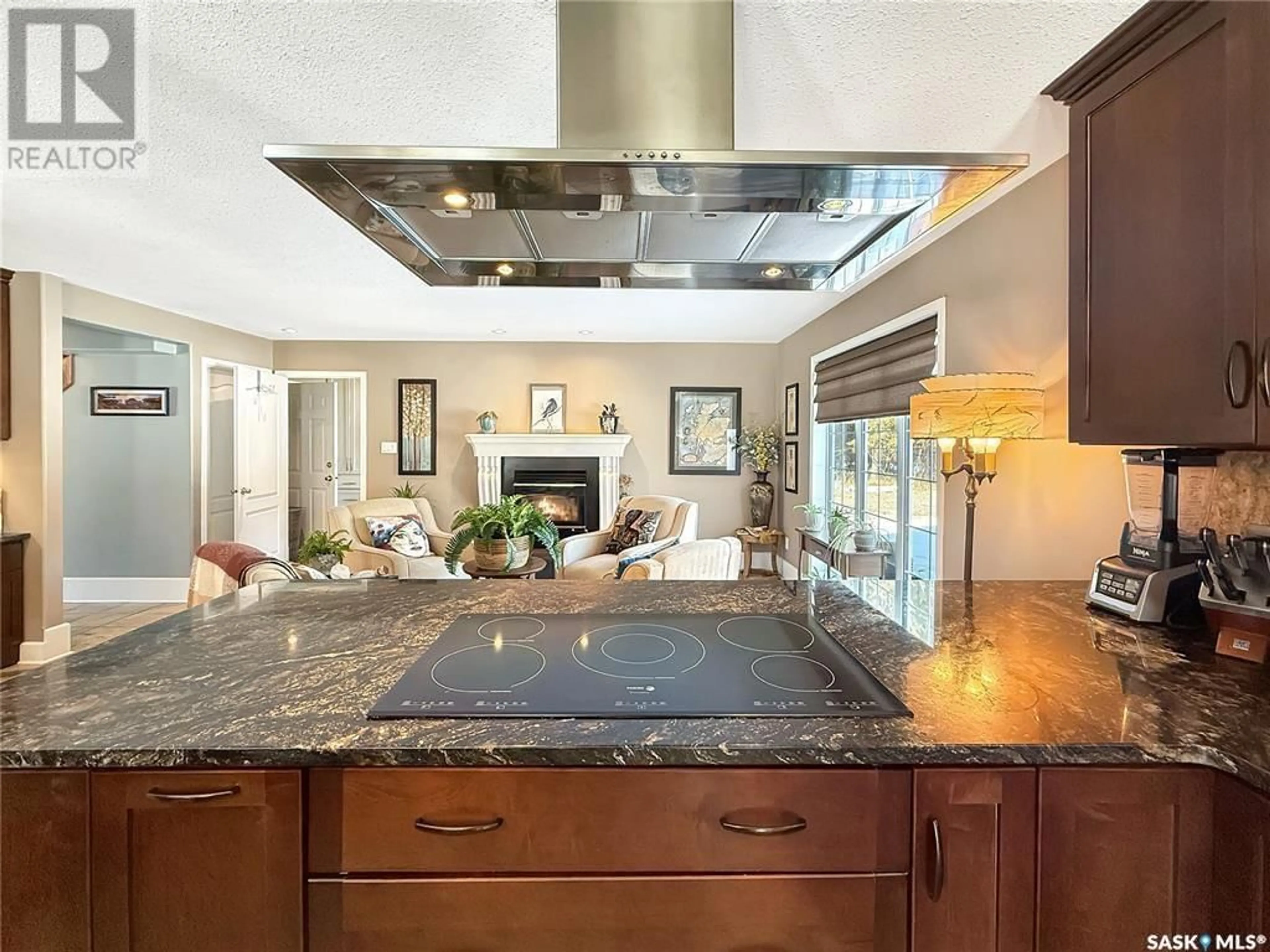 Open concept kitchen, ceramic/tile floor for 5 POPLAR PLACE, Candle Lake Saskatchewan S0J3E0