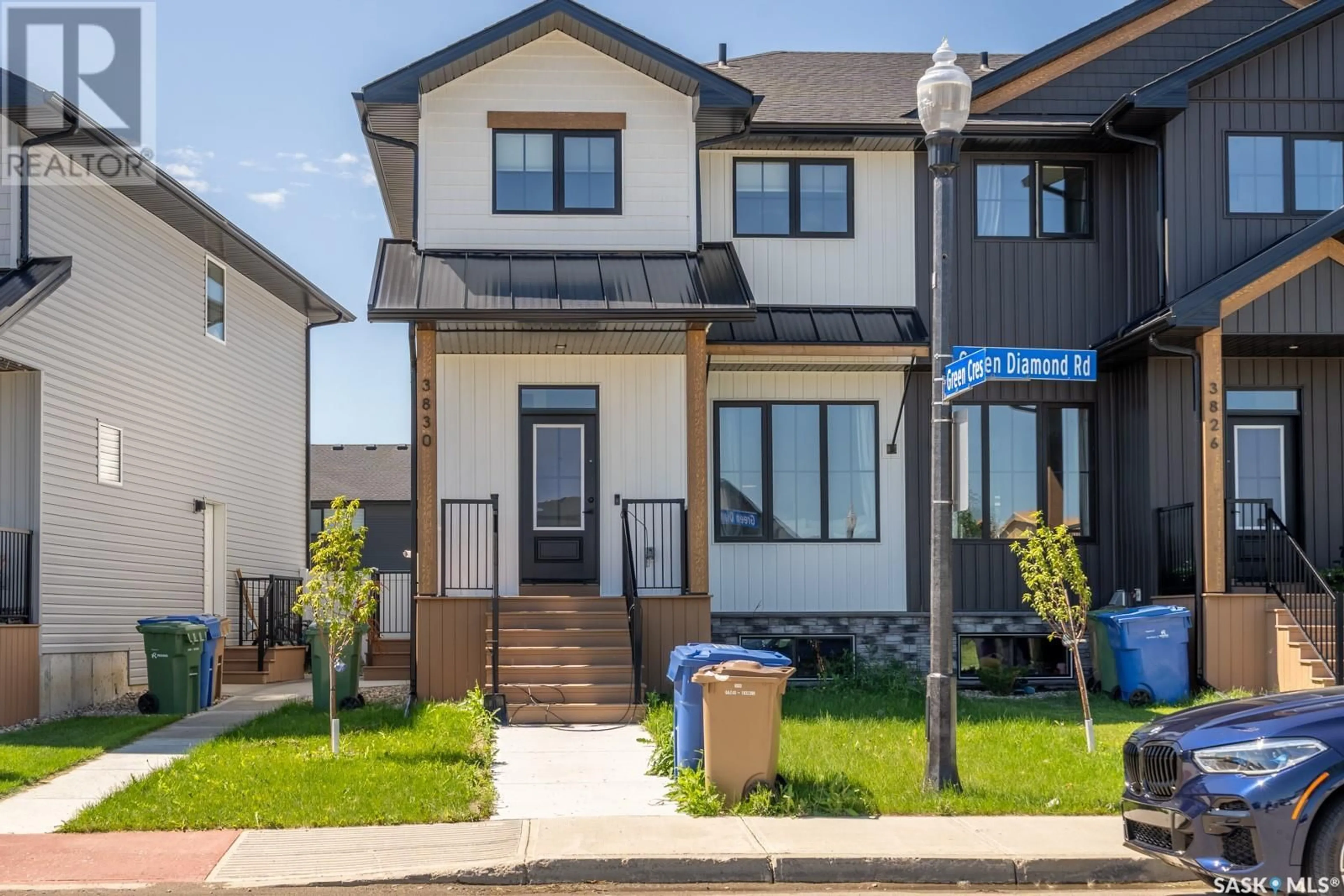 Home with vinyl exterior material, street for 3830 GREEN DIAMOND ROAD, Regina Saskatchewan S4V3T3