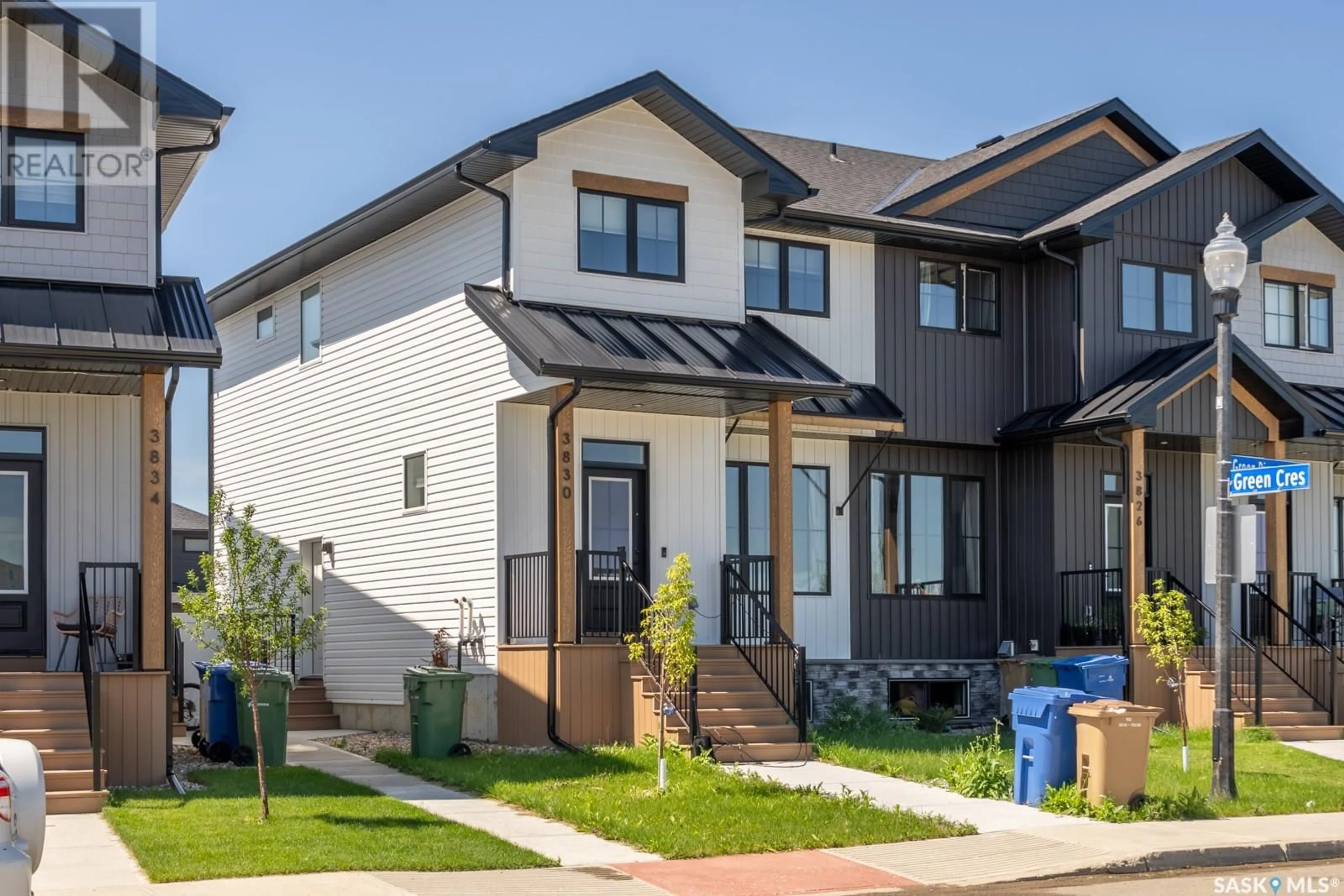 Home with vinyl exterior material, street for 3830 GREEN DIAMOND ROAD, Regina Saskatchewan S4V3T3