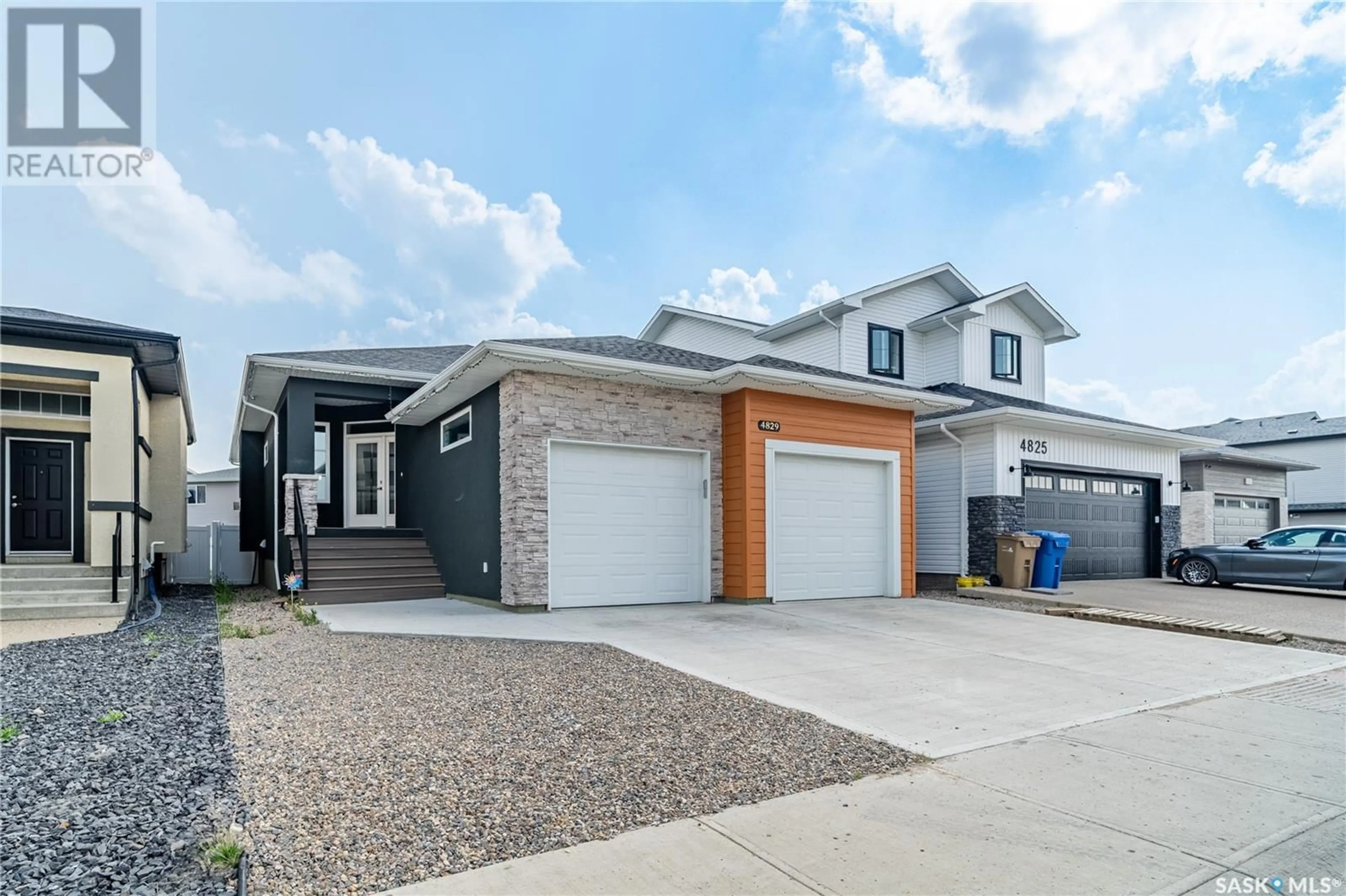 Home with vinyl exterior material, street for 4829 KELLER AVENUE, Regina Saskatchewan S4V3S6