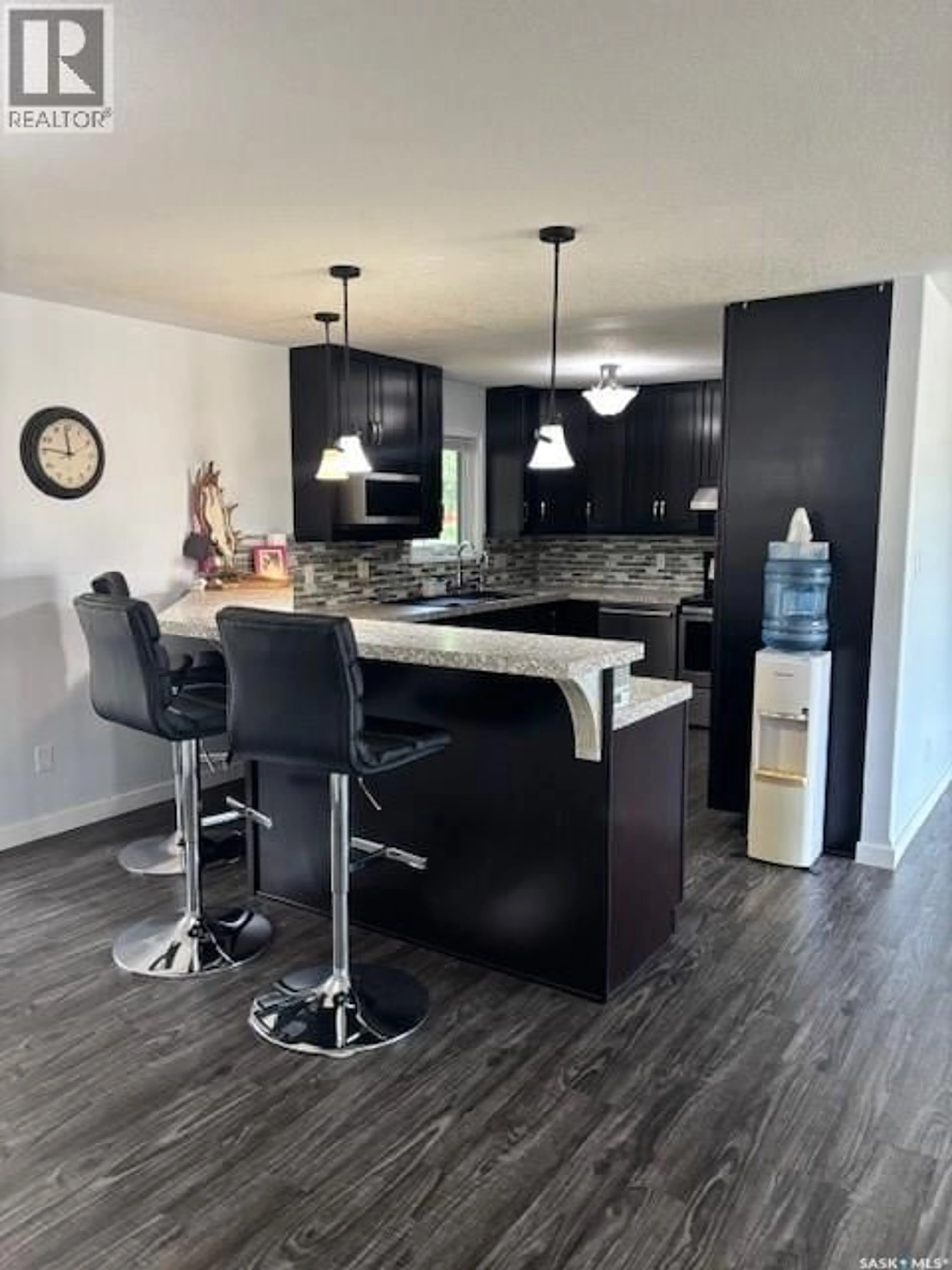 Open concept kitchen, wood/laminate floor for 864 MCNEIL CRESCENT, Sturgis Saskatchewan S0A4A0