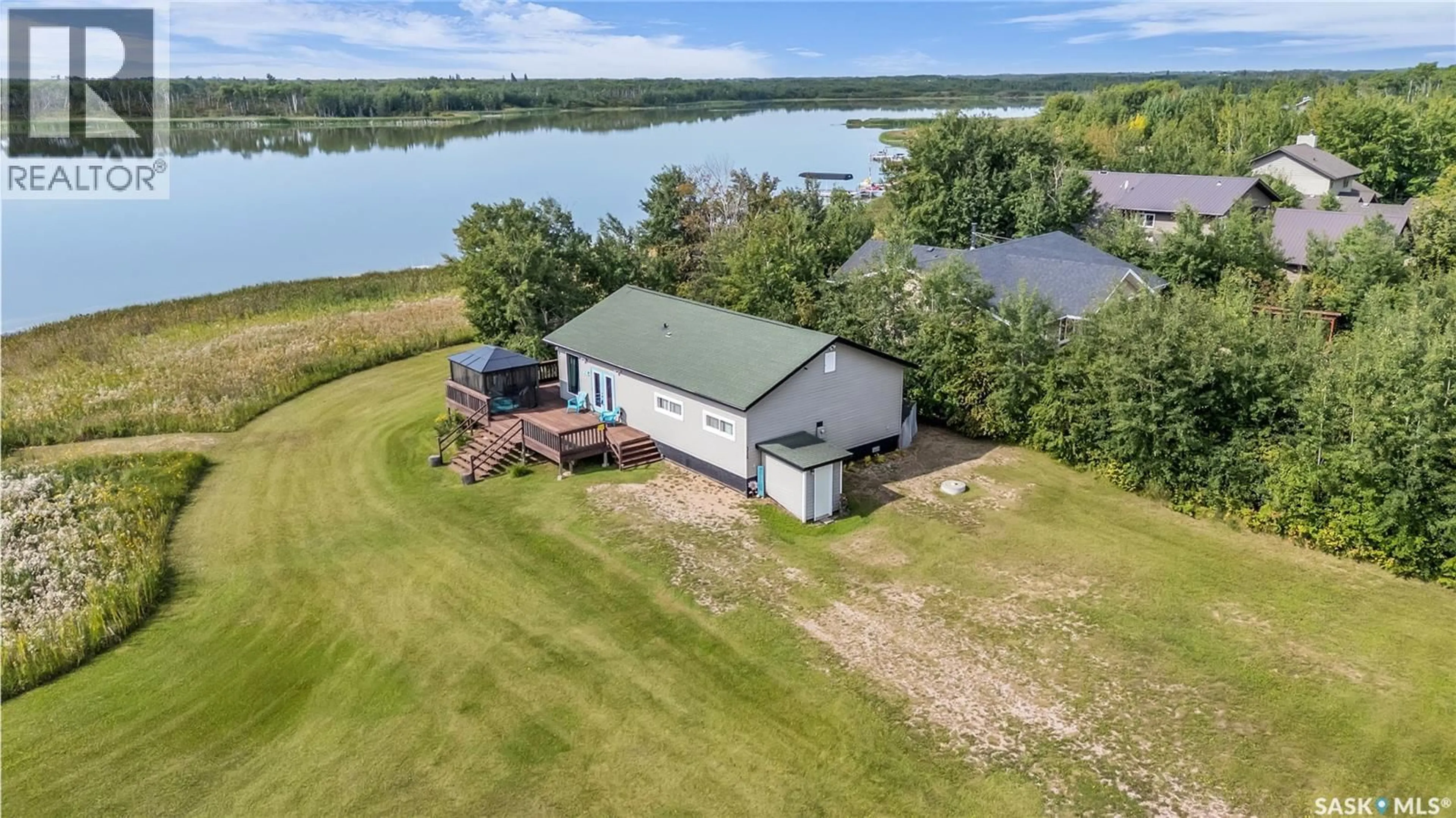 A pic from outside/outdoor area/front of a property/back of a property/a pic from drone, water/lake/river/ocean view for 316 ASPEN TRAIL, Duck Lake Rm No. 463 Saskatchewan S0K1J0