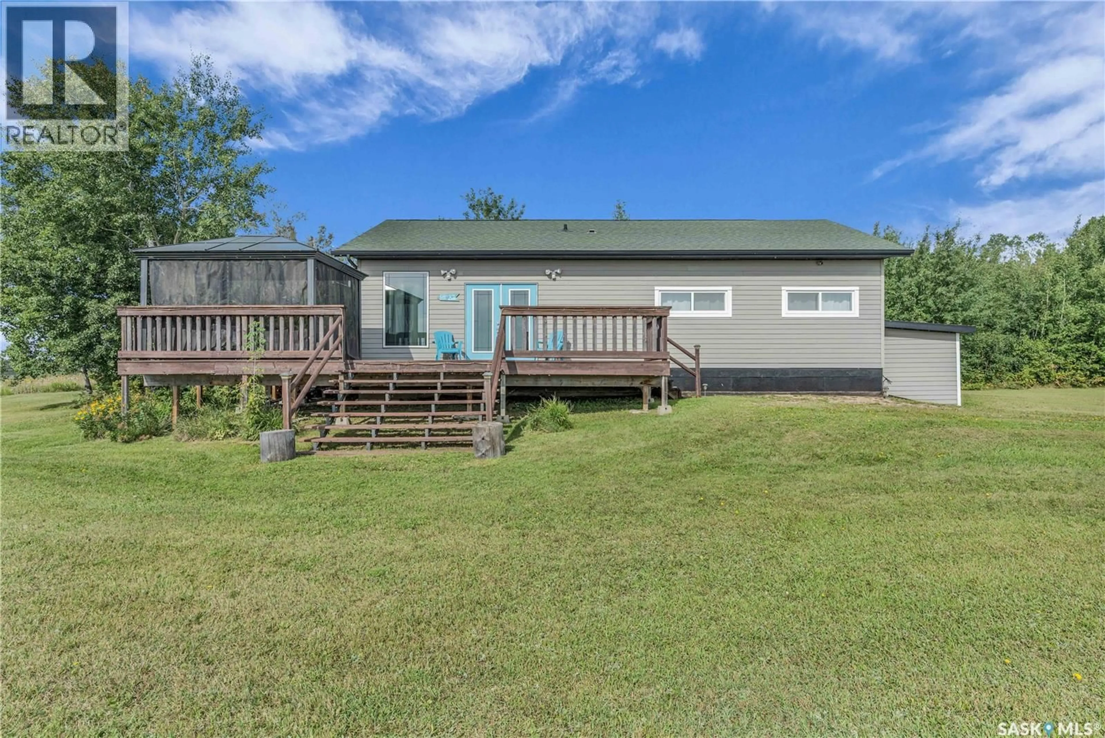 A pic from outside/outdoor area/front of a property/back of a property/a pic from drone, water/lake/river/ocean view for 316 ASPEN TRAIL, Duck Lake Rm No. 463 Saskatchewan S0K1J0