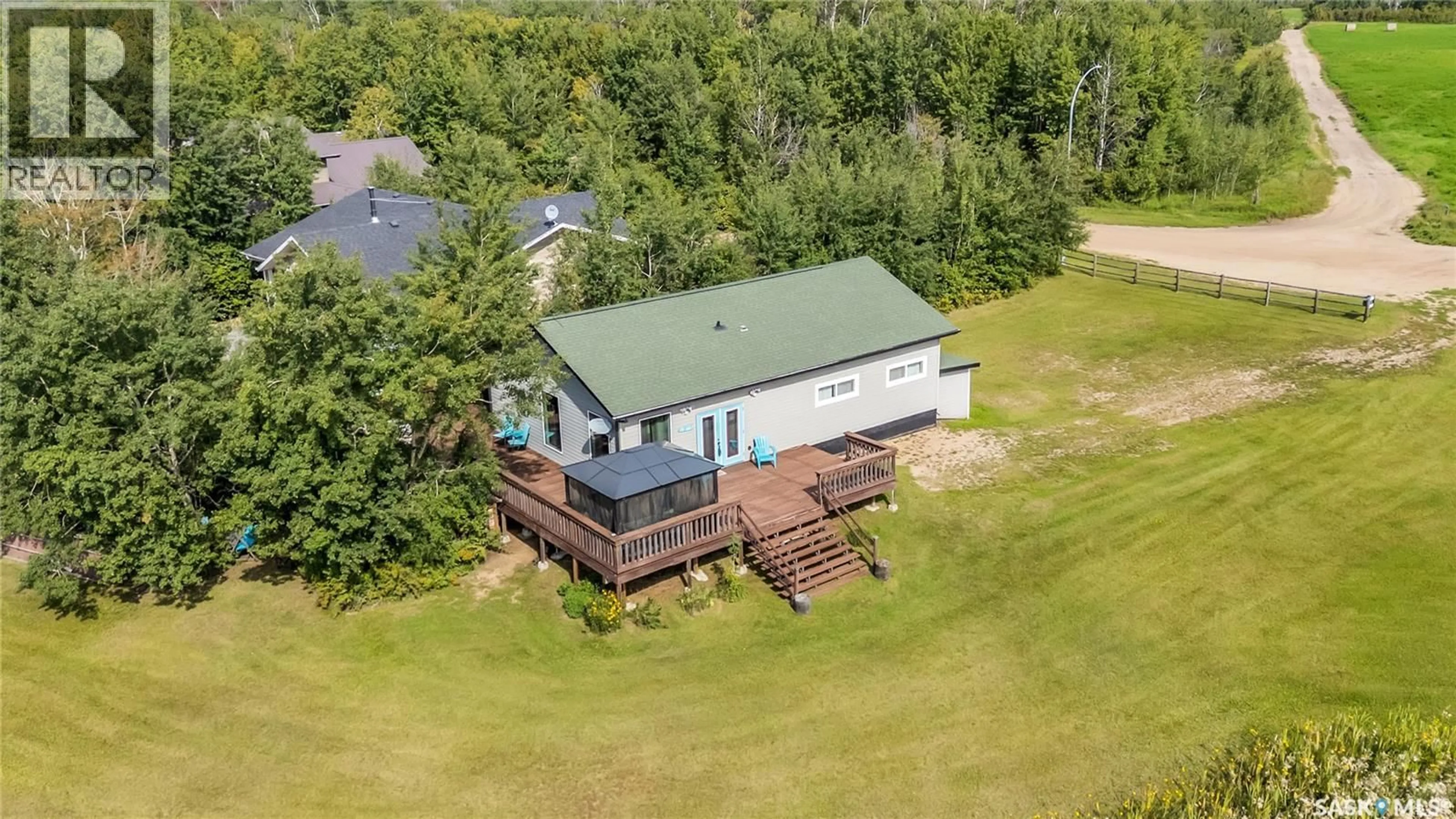 A pic from outside/outdoor area/front of a property/back of a property/a pic from drone, water/lake/river/ocean view for 316 ASPEN TRAIL, Duck Lake Rm No. 463 Saskatchewan S0K1J0