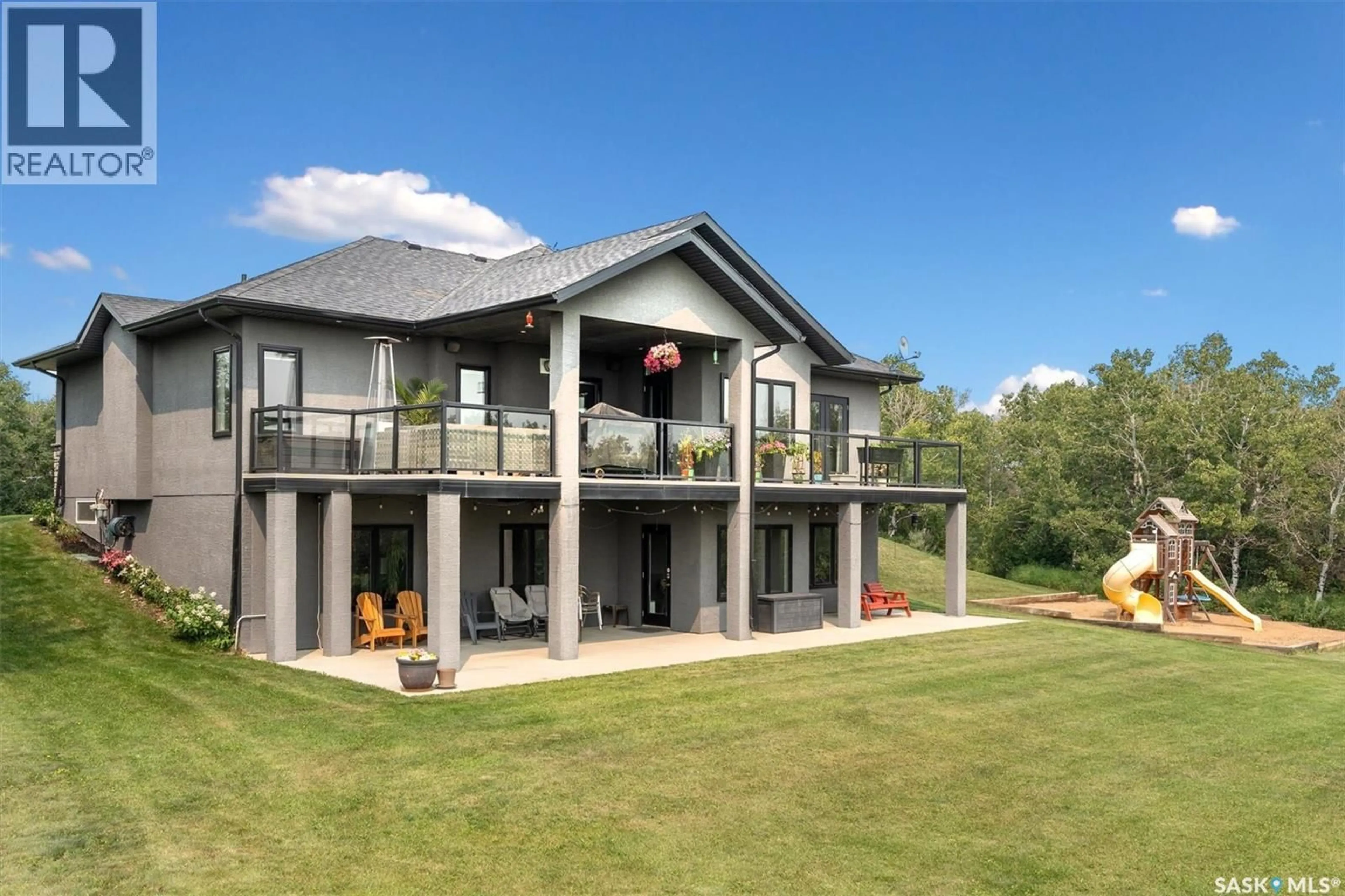 A pic from outside/outdoor area/front of a property/back of a property/a pic from drone, unknown for 121 VALLEY DRIVE, Aberdeen Rm No. 373 Saskatchewan S7A0A1