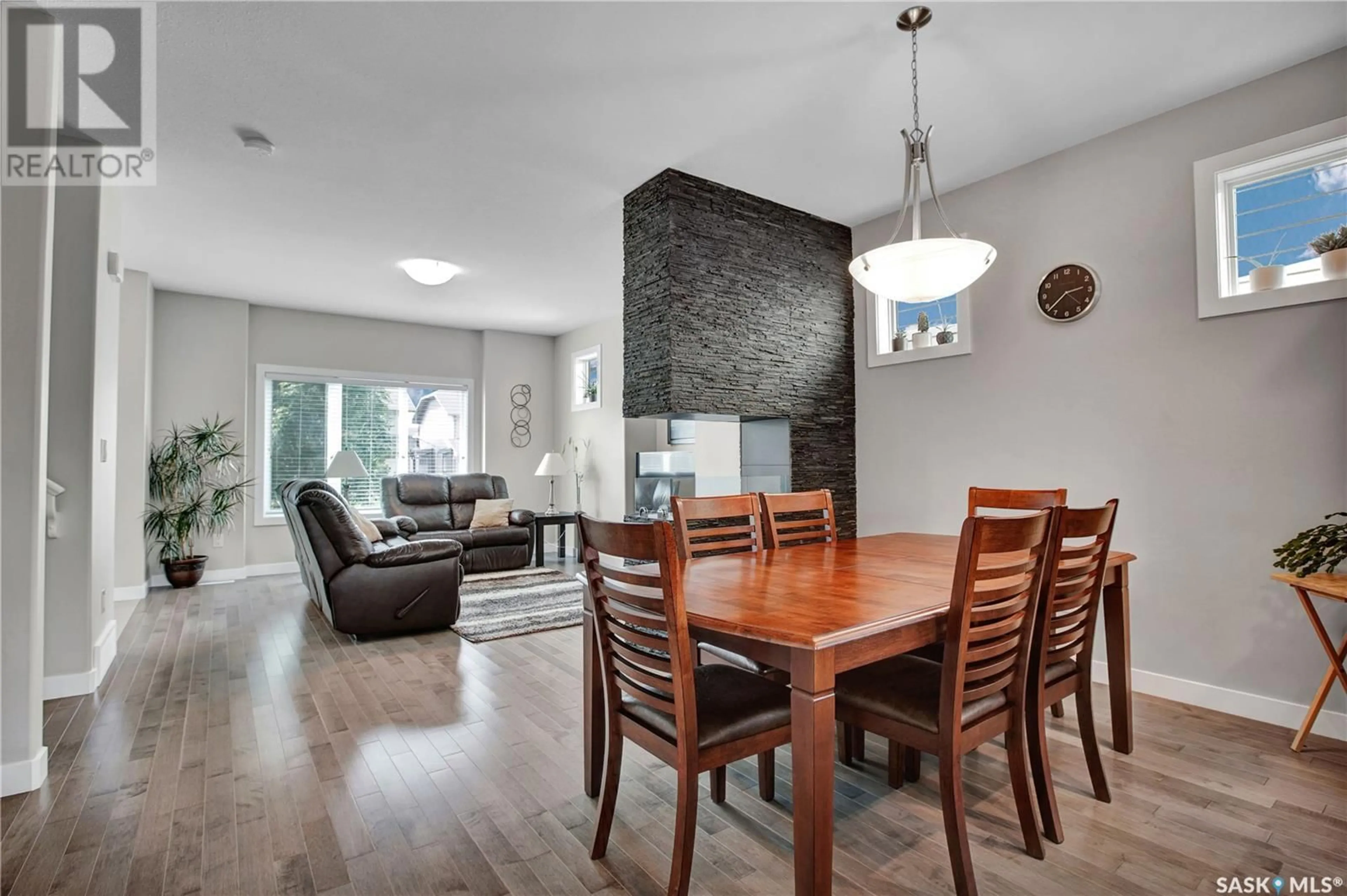 Dining room, wood/laminate floor for 111 - 17 ROSEWOOD GATE, Saskatoon Saskatchewan S7V0E5