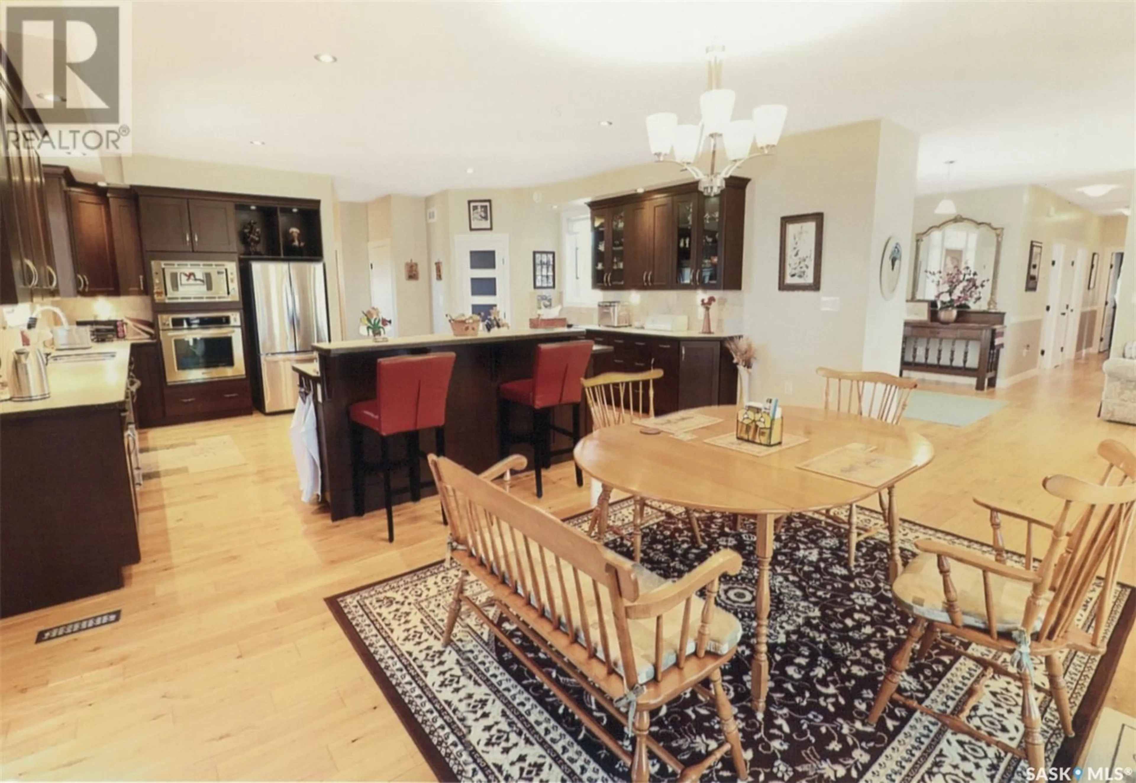 Dining room, wood/laminate floor for 30 WEST PARK DRIVE, Battleford Saskatchewan S0M0E0