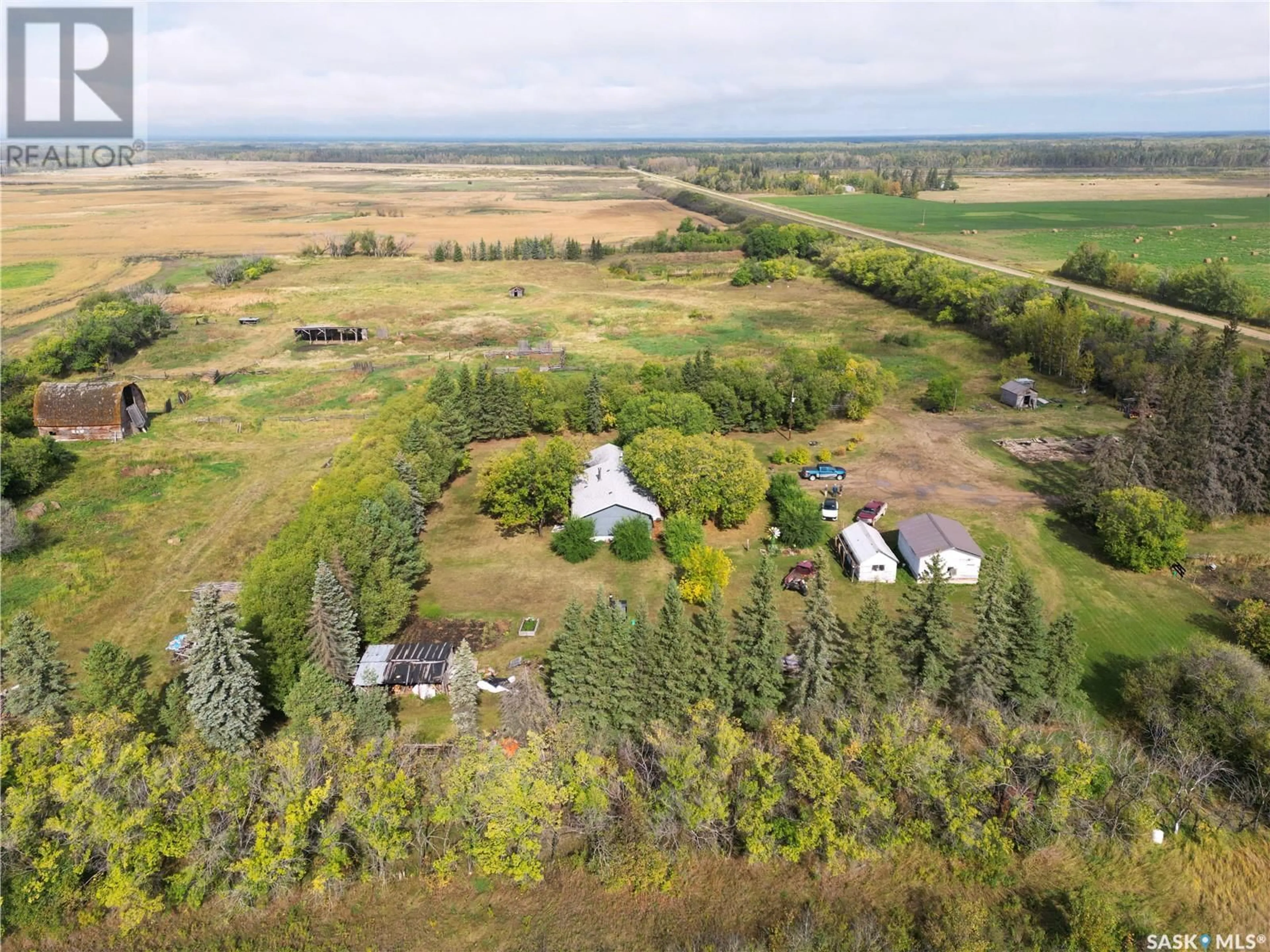 A pic from outside/outdoor area/front of a property/back of a property/a pic from drone, unknown for TEMPLE K, Hudson Bay Rm No. 394 Saskatchewan S0E0Y0