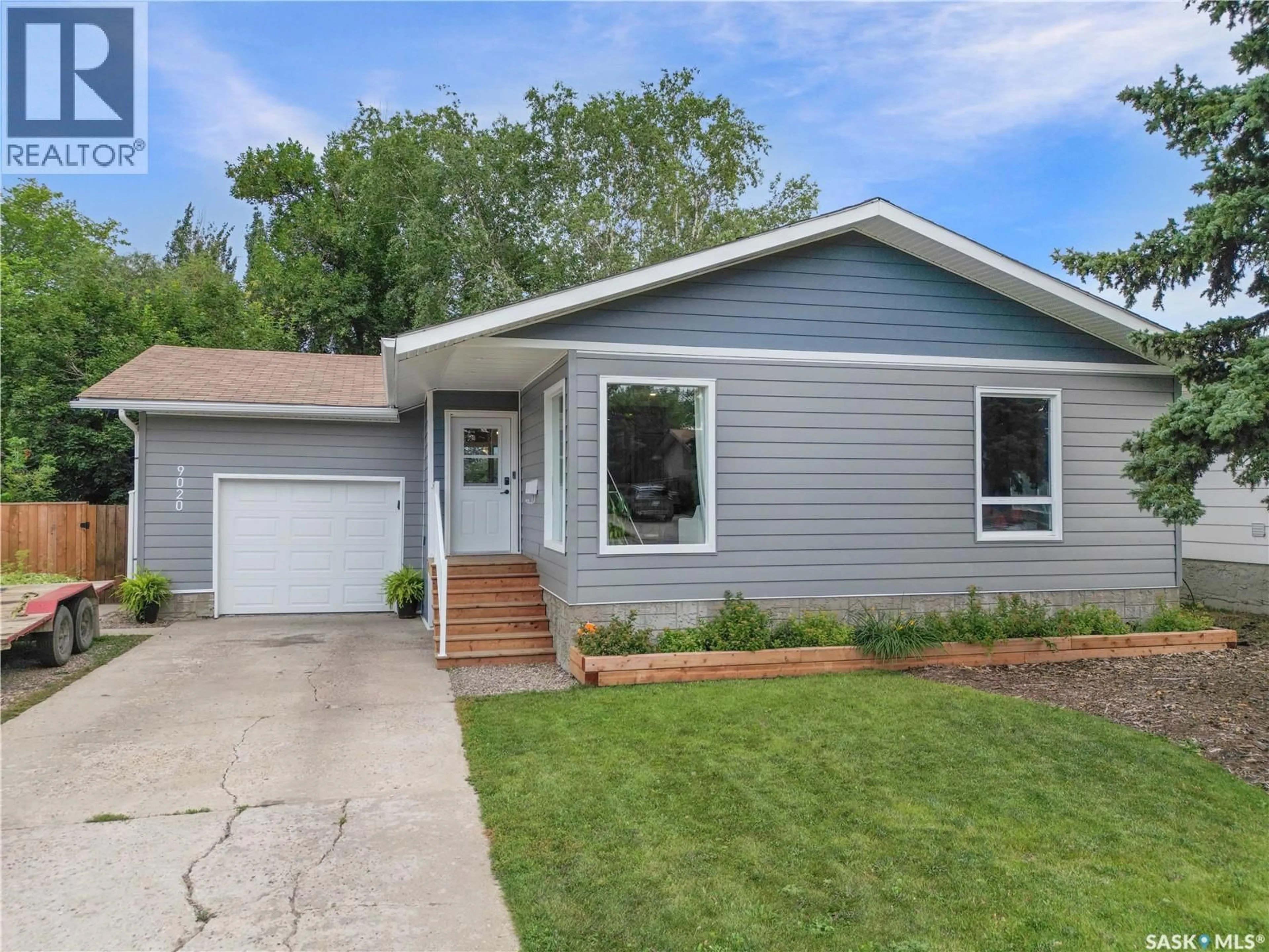 Home with vinyl exterior material, street for 9020 MITCHELL AVENUE, North Battleford Saskatchewan S9A3J7