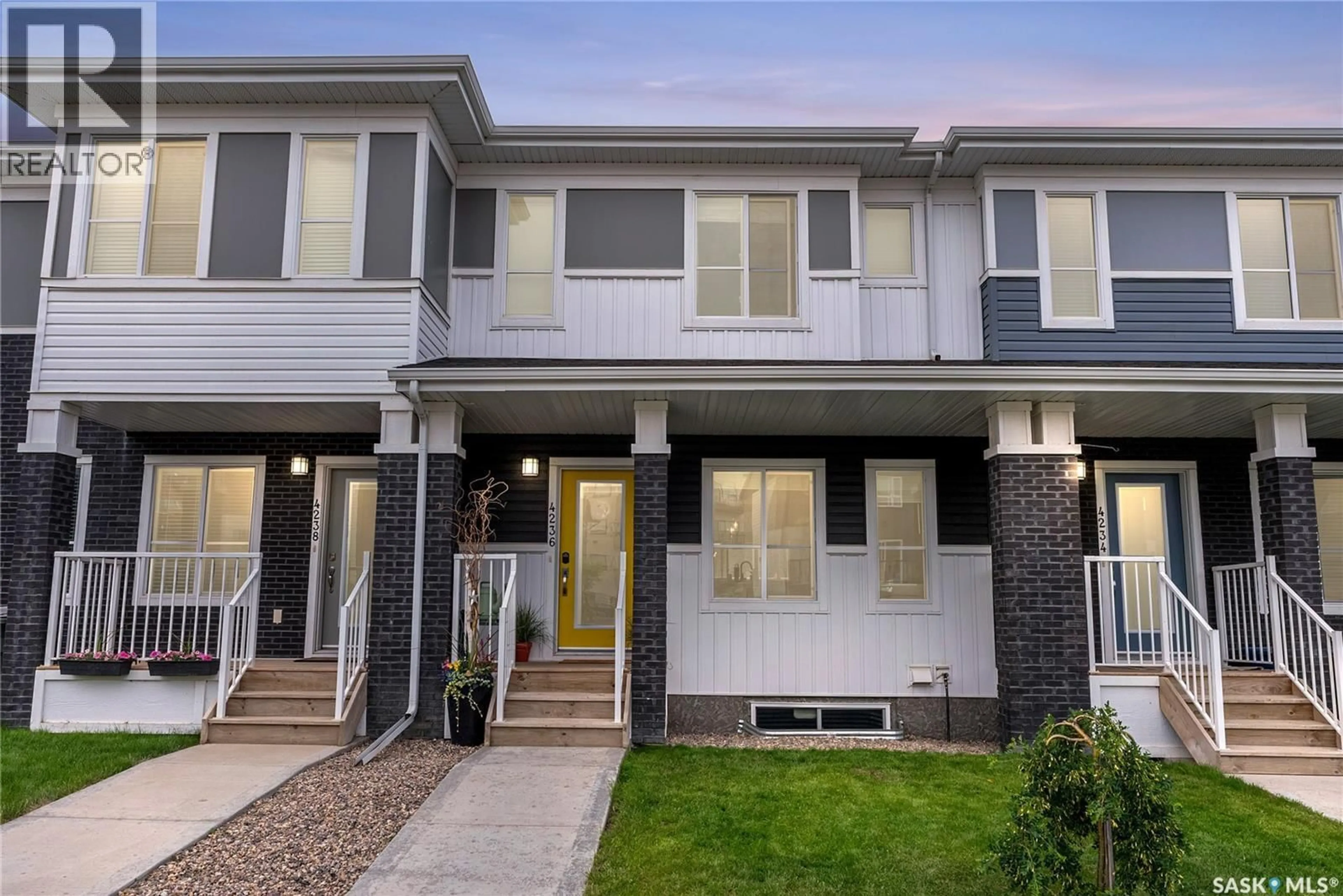Home with vinyl exterior material, street for 4236 BRIGHTON CIRCLE, Saskatoon Saskatchewan S7V0N5