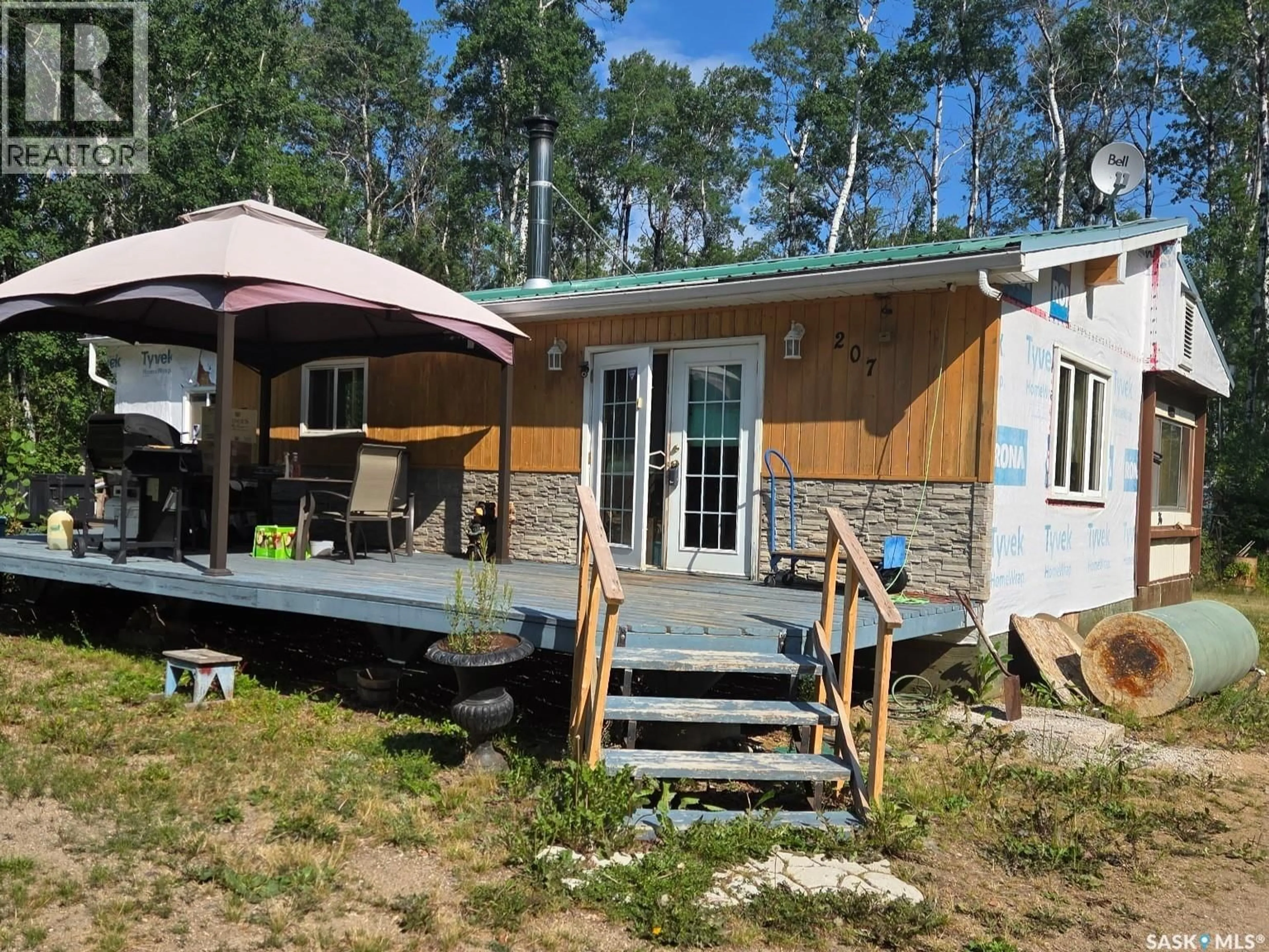 Patio, water/lake/river/ocean view for 207 BROWN STREET, Paddockwood Rm No. 520 Saskatchewan S0J0N0