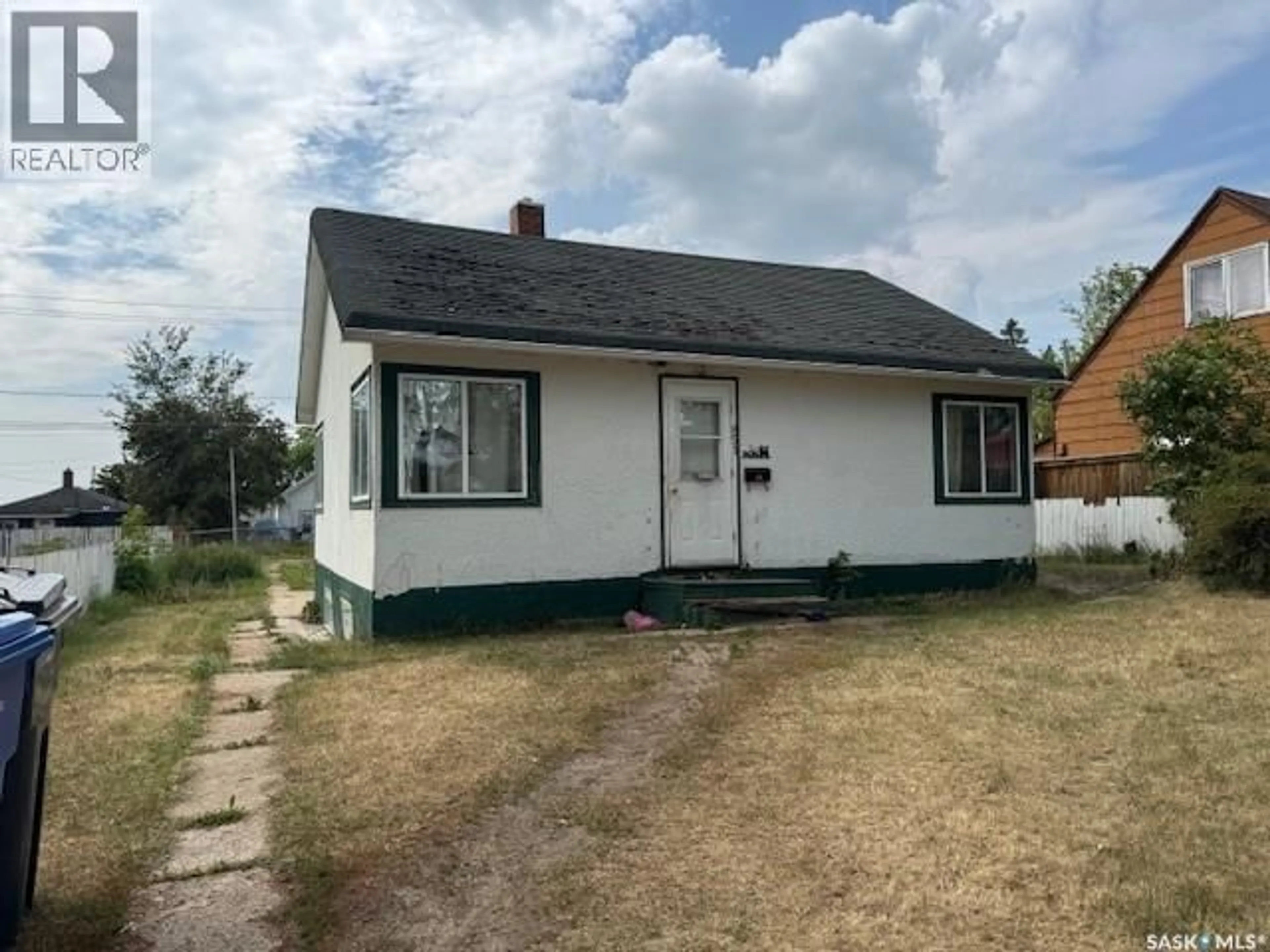 A pic from outside/outdoor area/front of a property/back of a property/a pic from drone, street for 851 107TH STREET, North Battleford Saskatchewan S9A1Y6