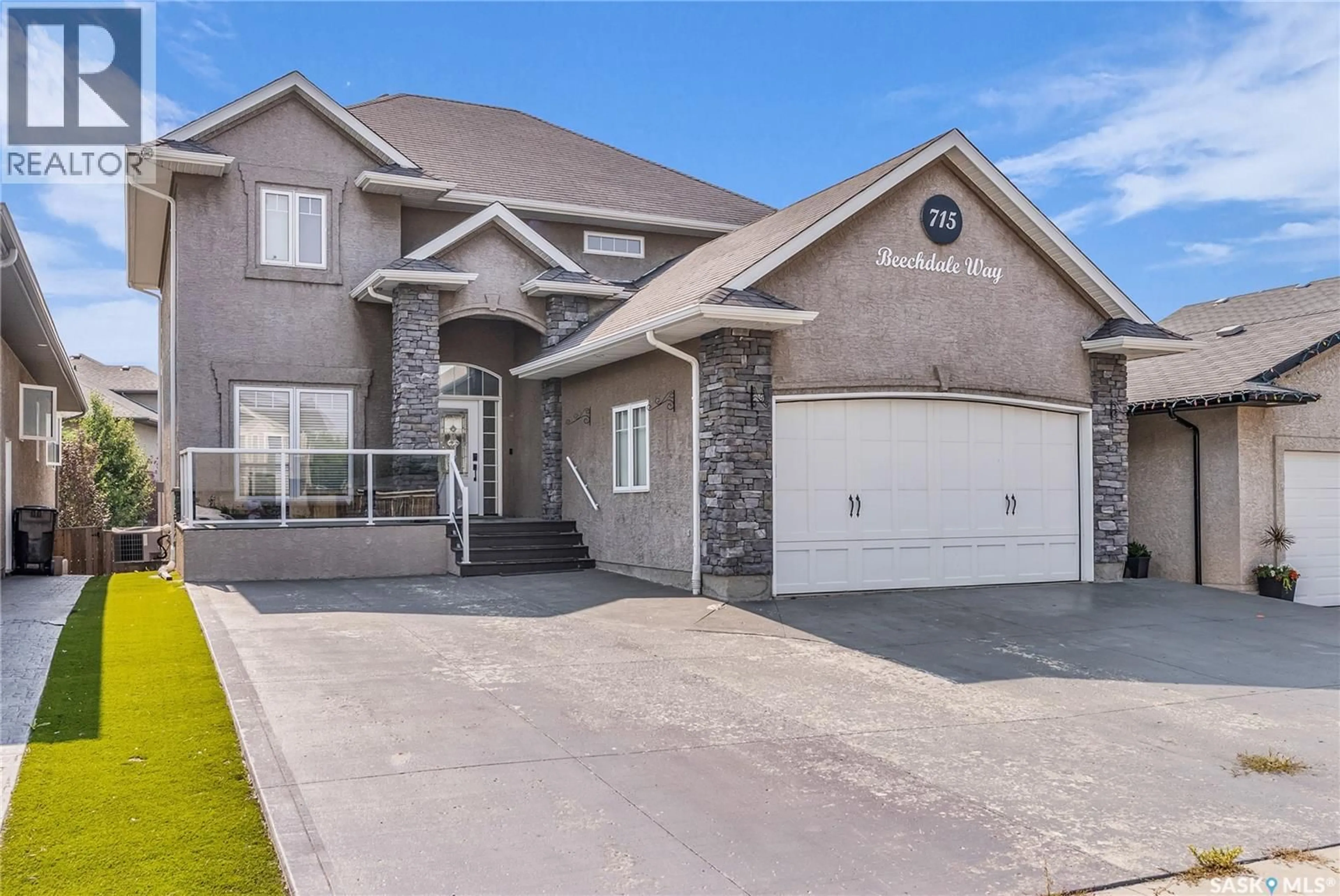 Home with brick exterior material, street for 715 BEECHDALE WAY, Saskatoon Saskatchewan S7V0A5