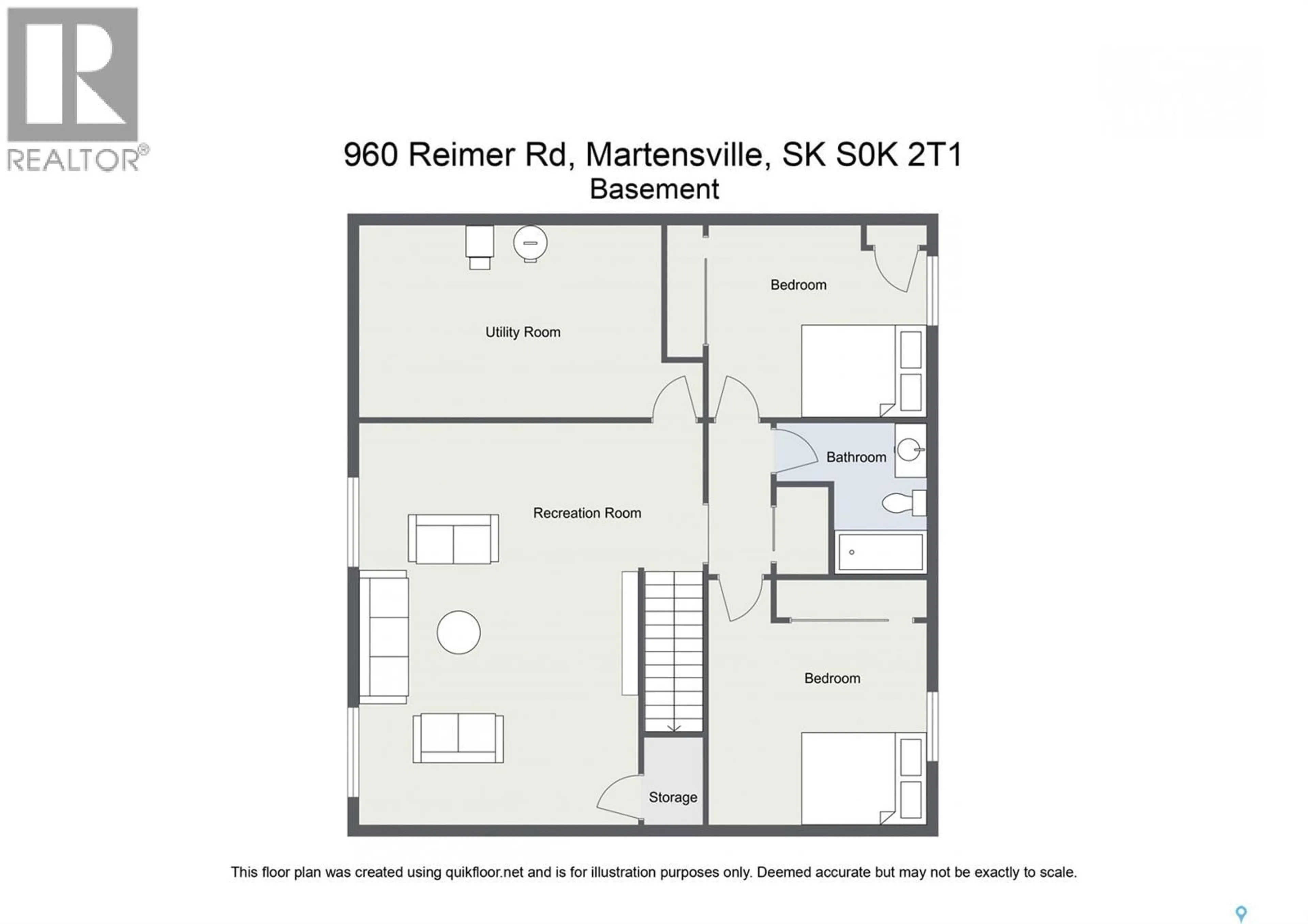 Floor plan for 960 REIMER ROAD, Martensville Saskatchewan S0K0A2