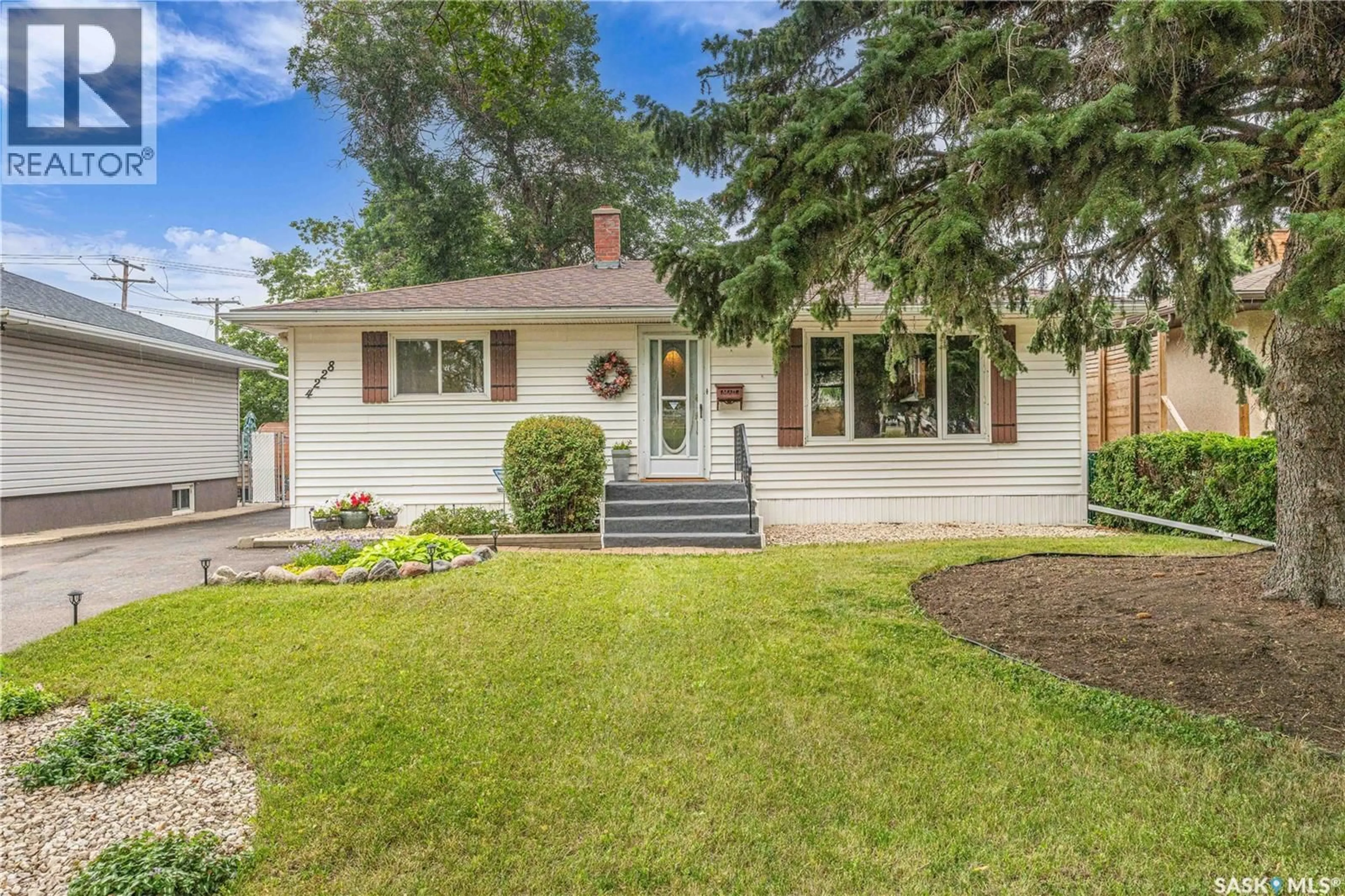 Home with vinyl exterior material, street for 4228 REGINA AVENUE, Regina Saskatchewan S4S0J4
