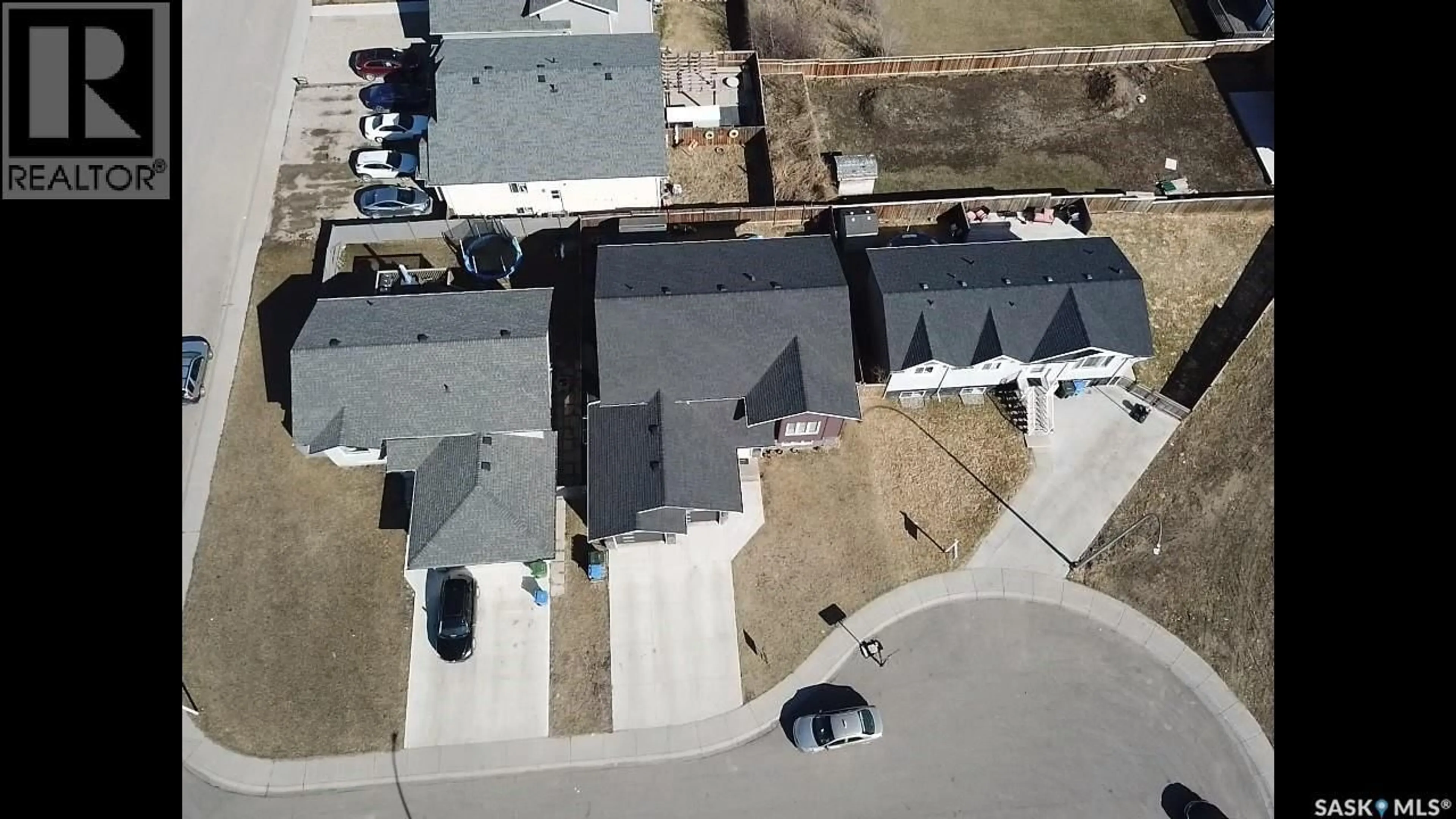 A pic from outside/outdoor area/front of a property/back of a property/a pic from drone, street for 857 MADSEN PLACE, Prince Albert Saskatchewan S6V2L6