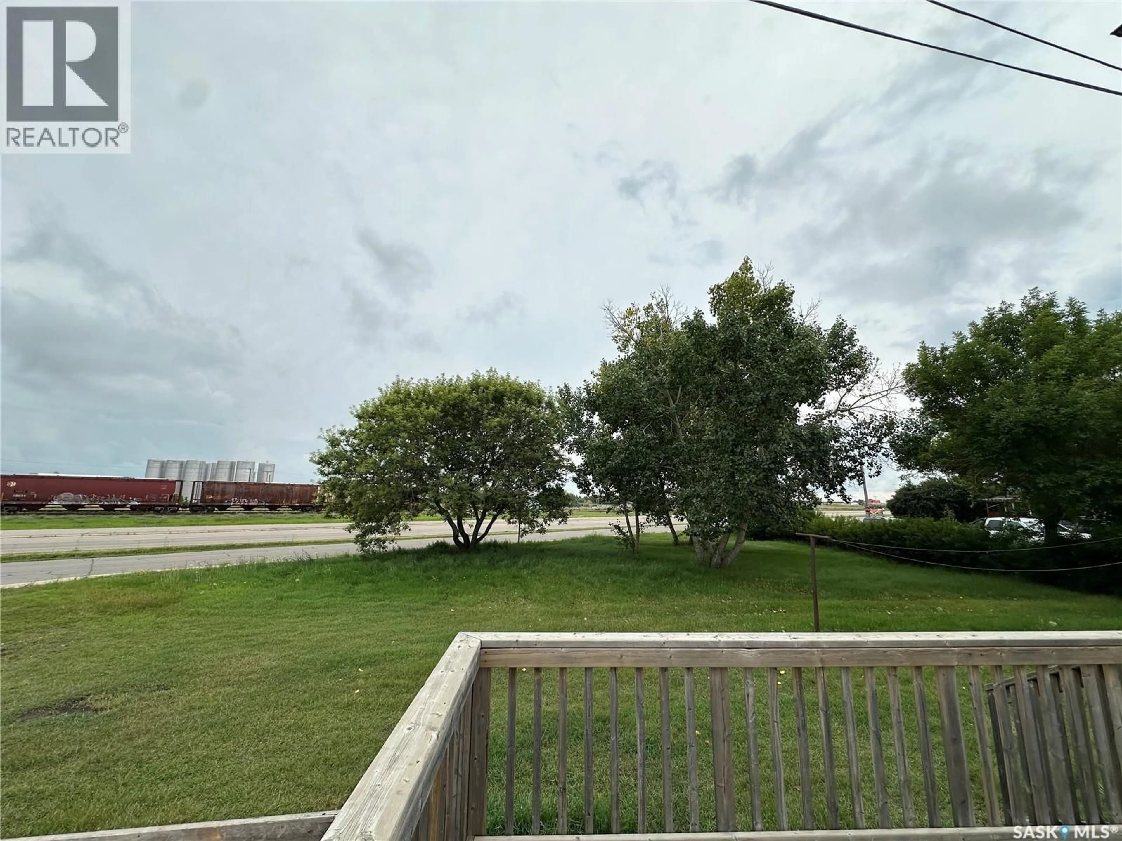 A pic from outside/outdoor area/front of a property/back of a property/a pic from drone, water/lake/river/ocean view for 101 2ND STREET, Delisle Saskatchewan S0L0P0