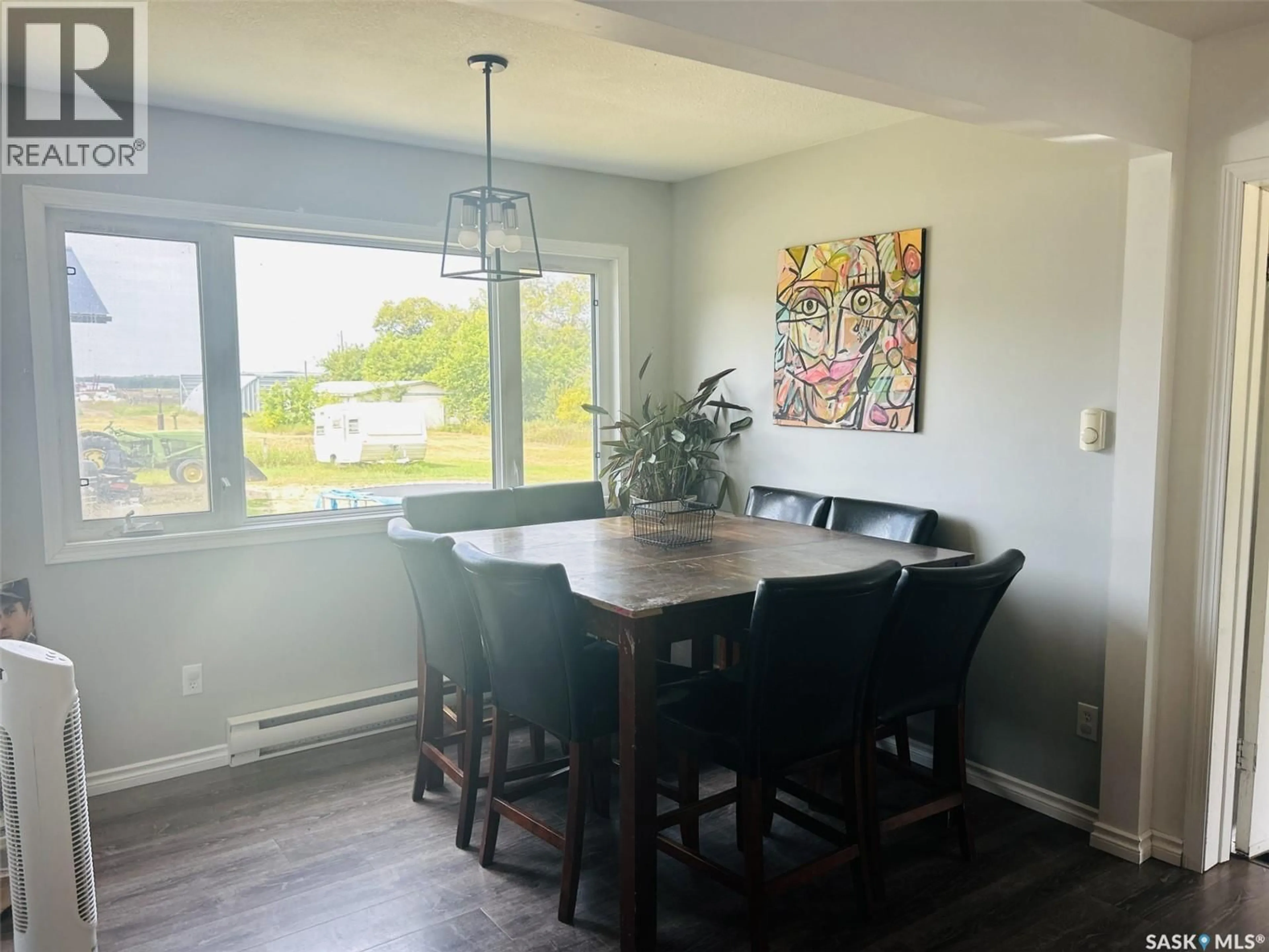 Dining room, wood/laminate floor for SMITH HONOROSKI ACREAGE, Leask Rm No. 464 Saskatchewan S0J2E0