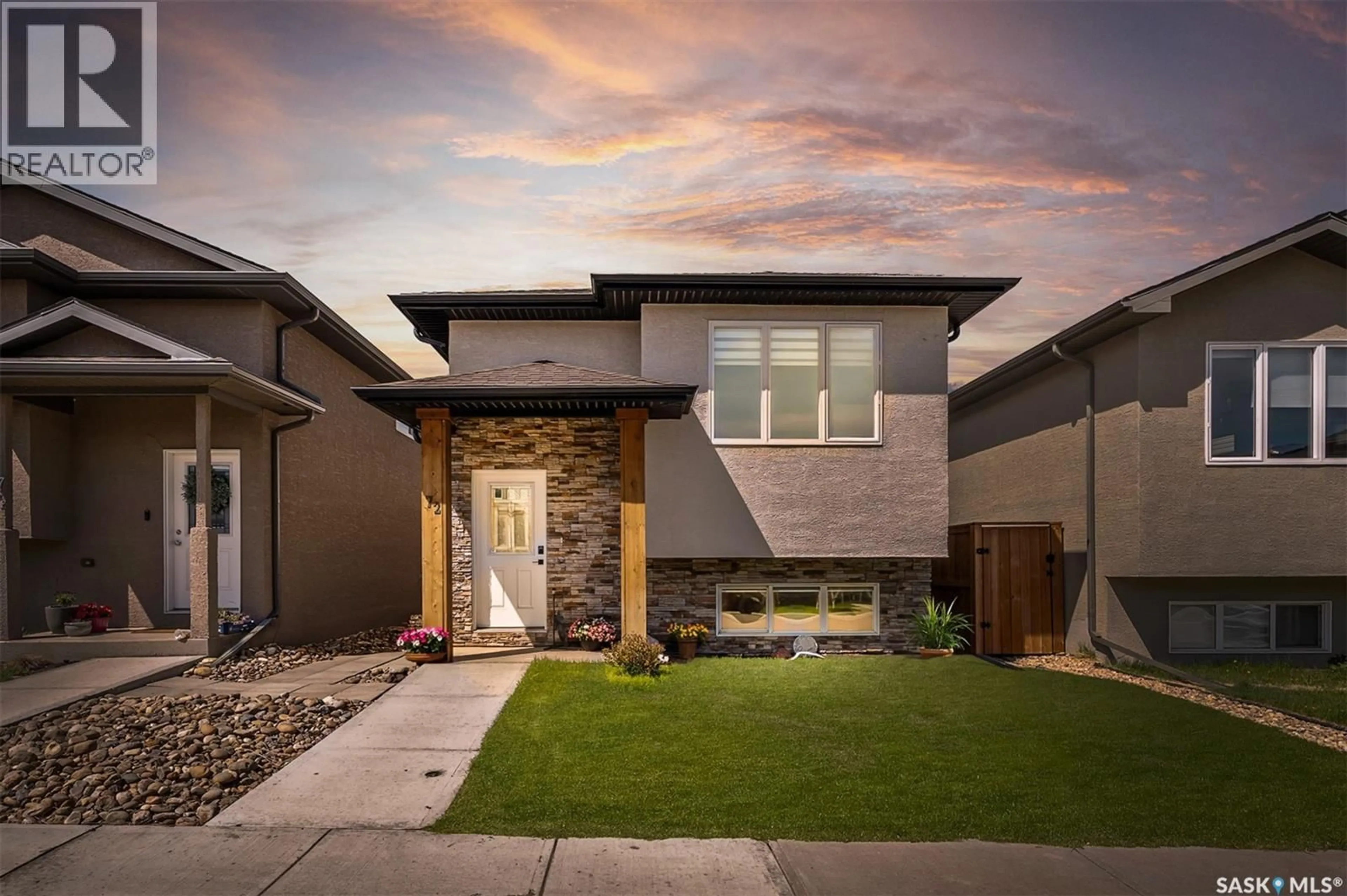 Home with brick exterior material, street for 72 BRIGHAM ROAD, Moose Jaw Saskatchewan S6K0A7