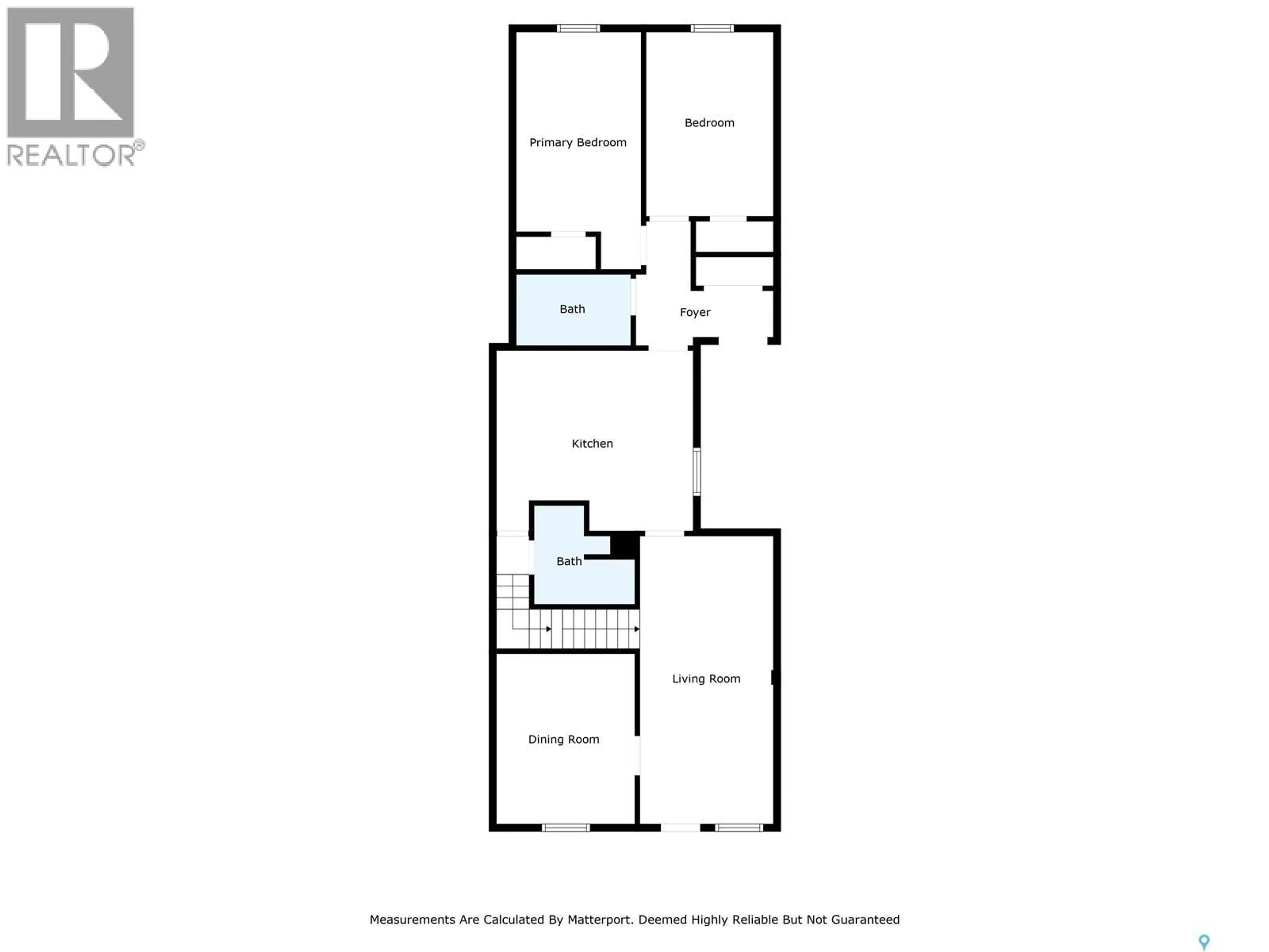 Floor plan for 322 S AVENUE S, Saskatoon Saskatchewan S7M3A2