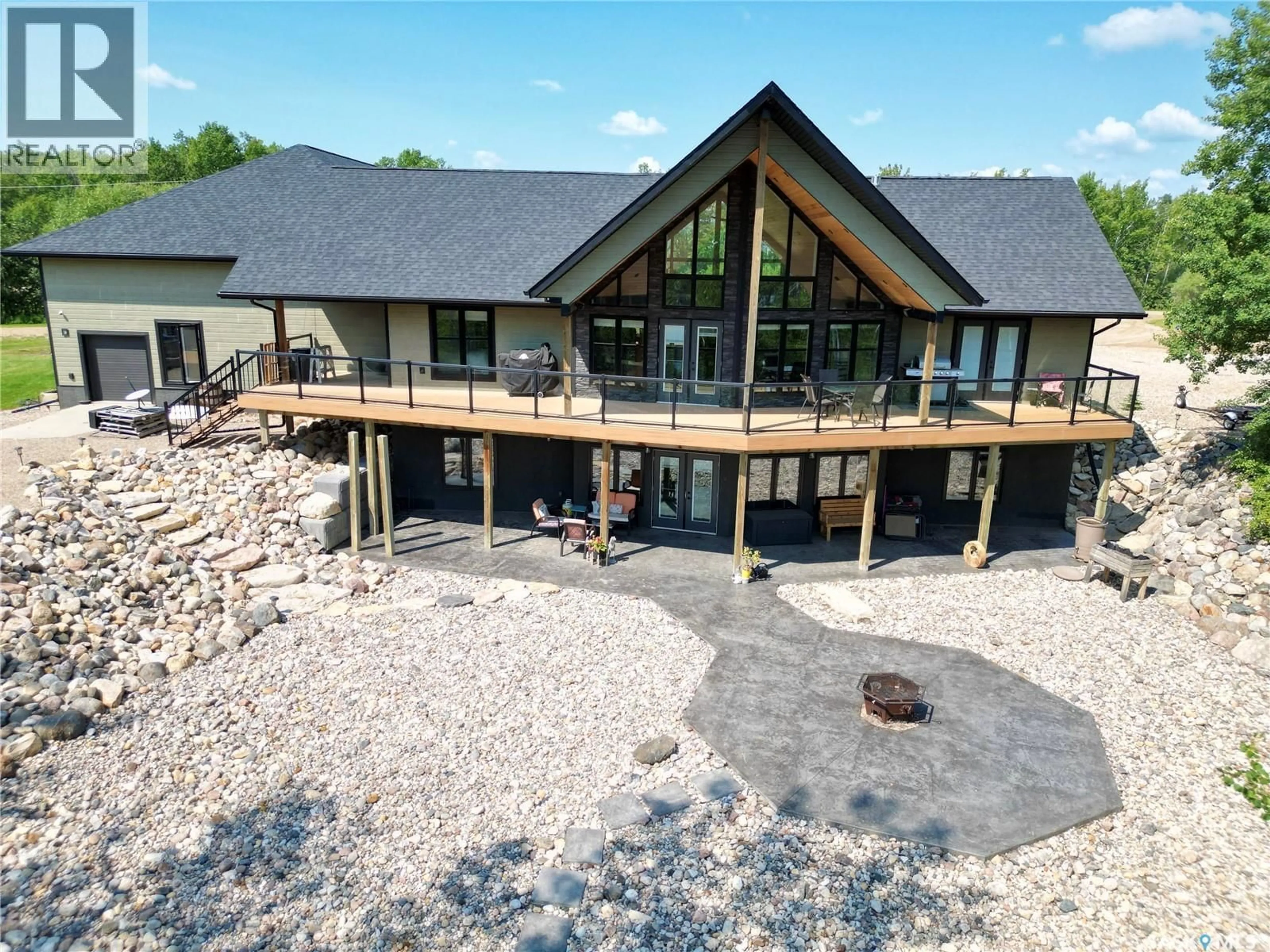 A pic from outside/outdoor area/front of a property/back of a property/a pic from drone, unknown for 2 DERBY LANE, Big Shell Saskatchewan S0J2G0