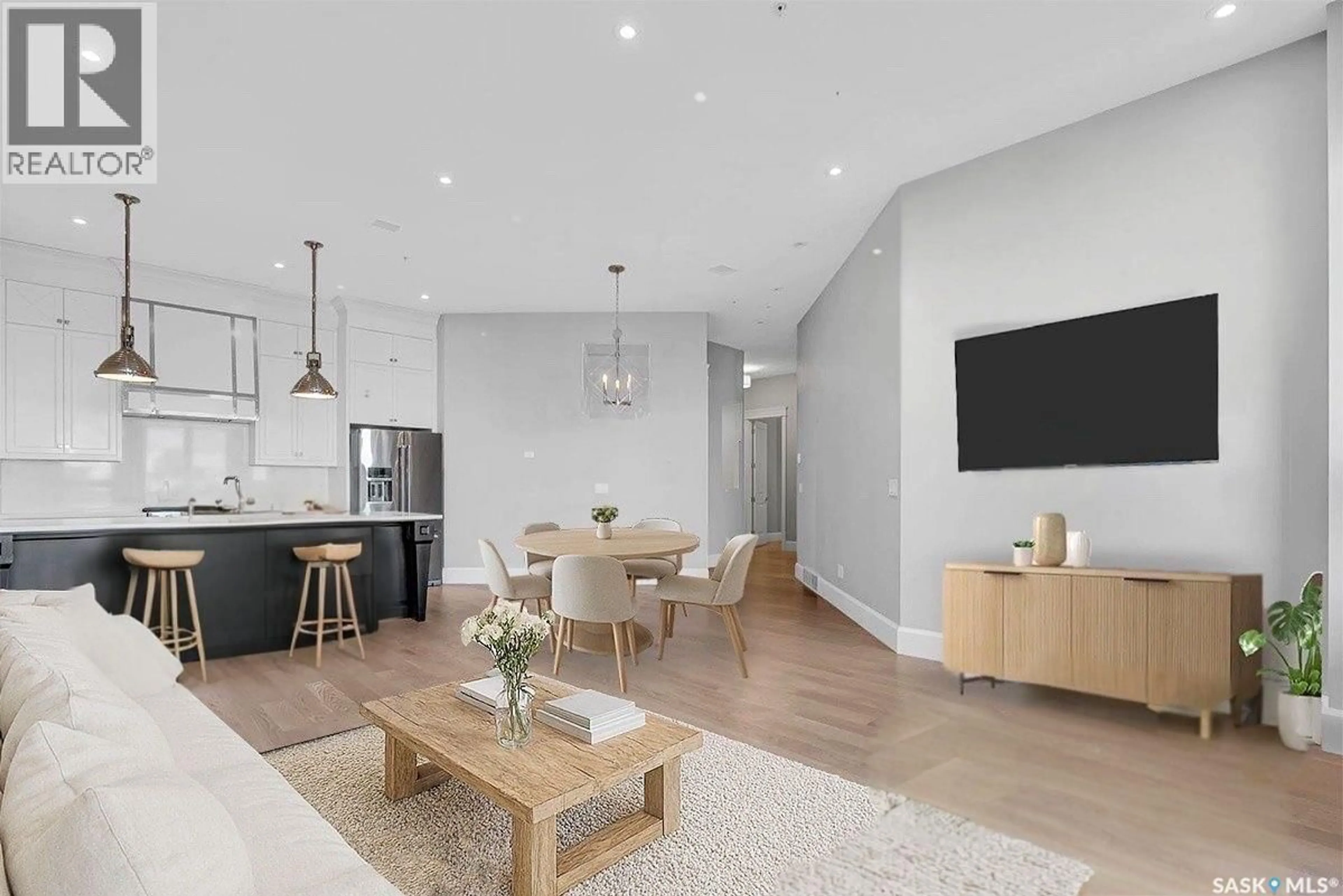 Open concept kitchen, unknown for 404 - 310 CARTWRIGHT STREET, Saskatoon Saskatchewan S7T0W6