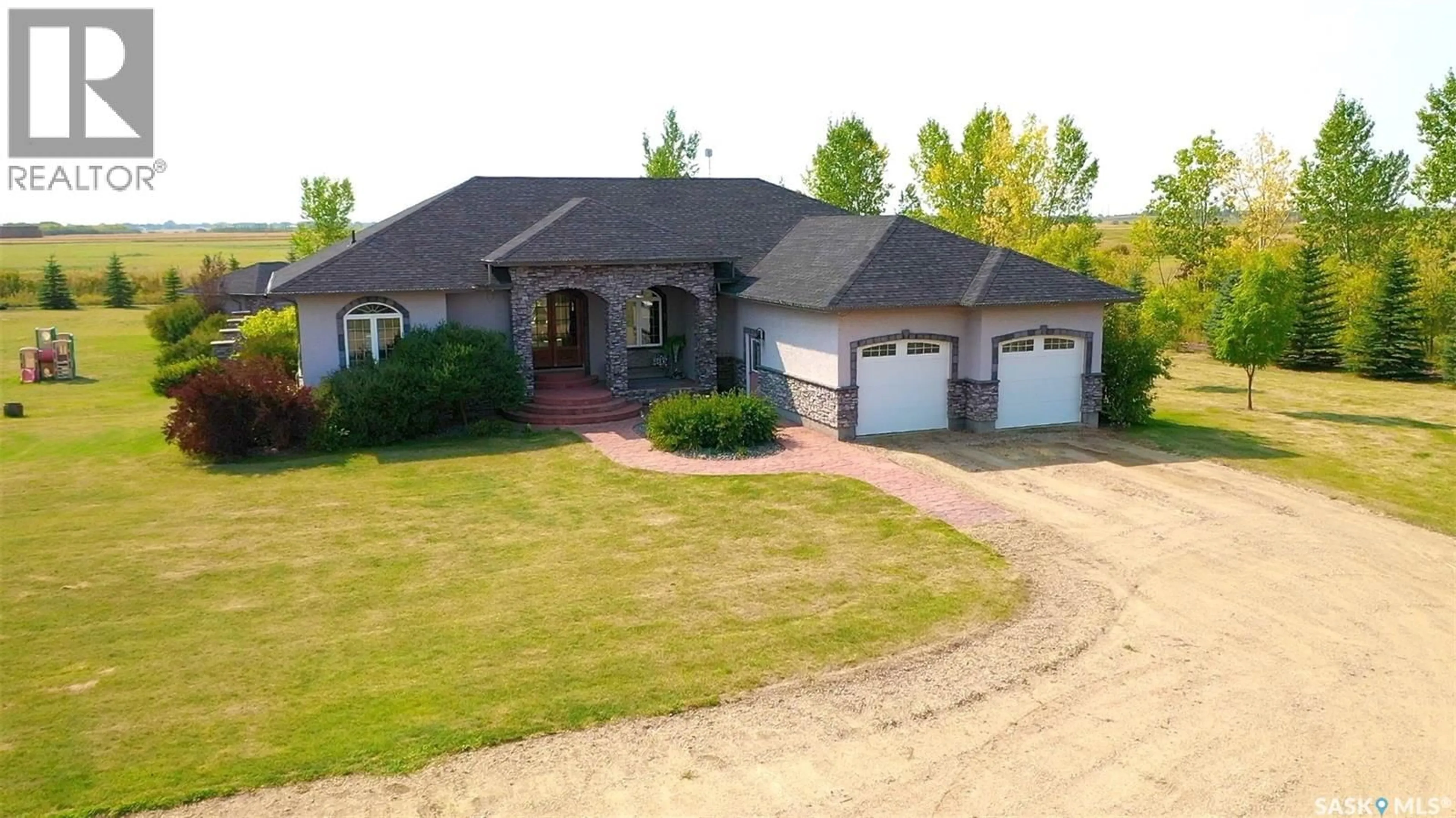 A pic from outside/outdoor area/front of a property/back of a property/a pic from drone, street for SEEMAN ACREAGE, Estevan Rm No. 5 Saskatchewan S4A2A5