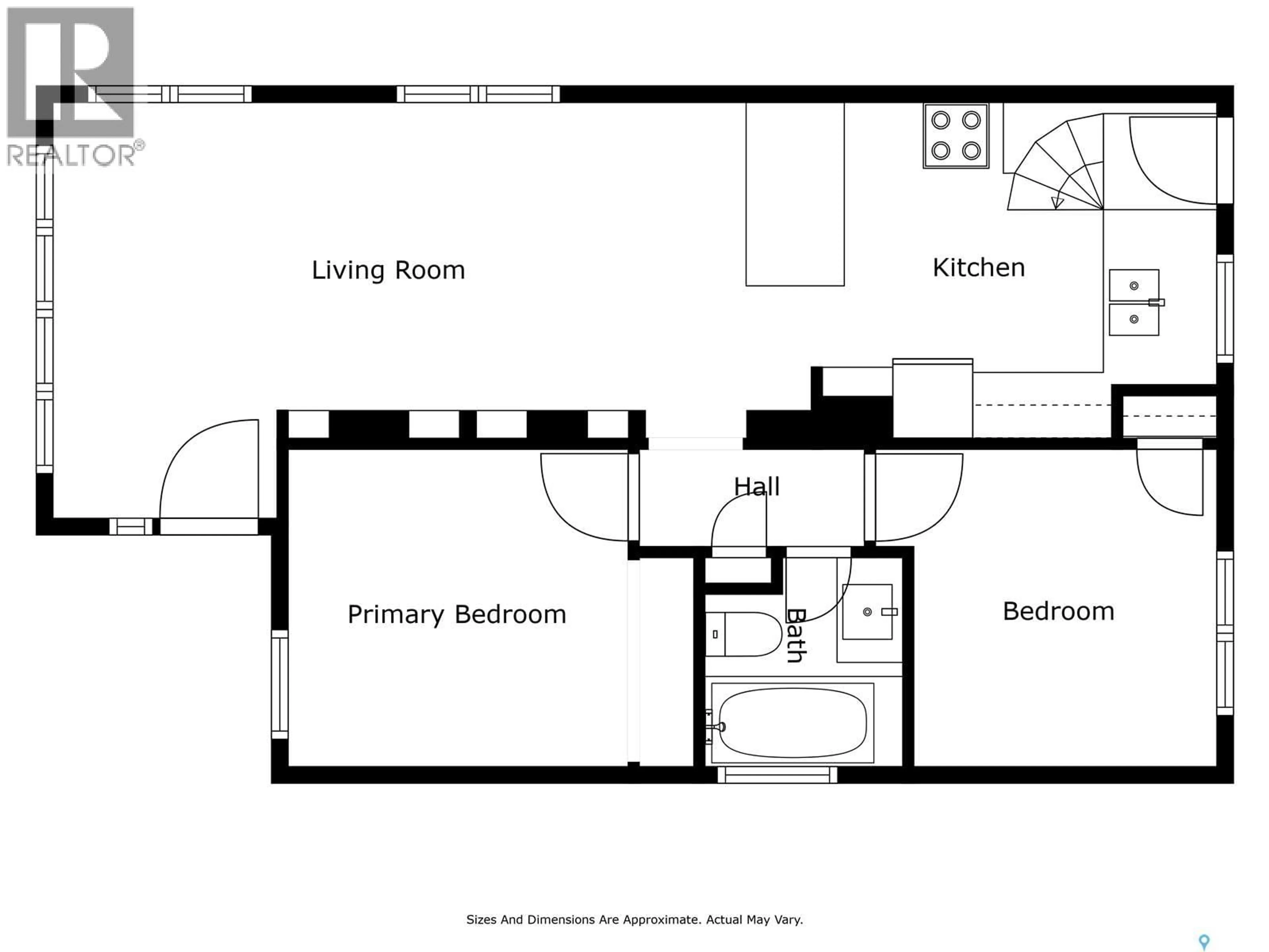 Floor plan for 2336 ATKINSON STREET, Regina Saskatchewan S4N3X3