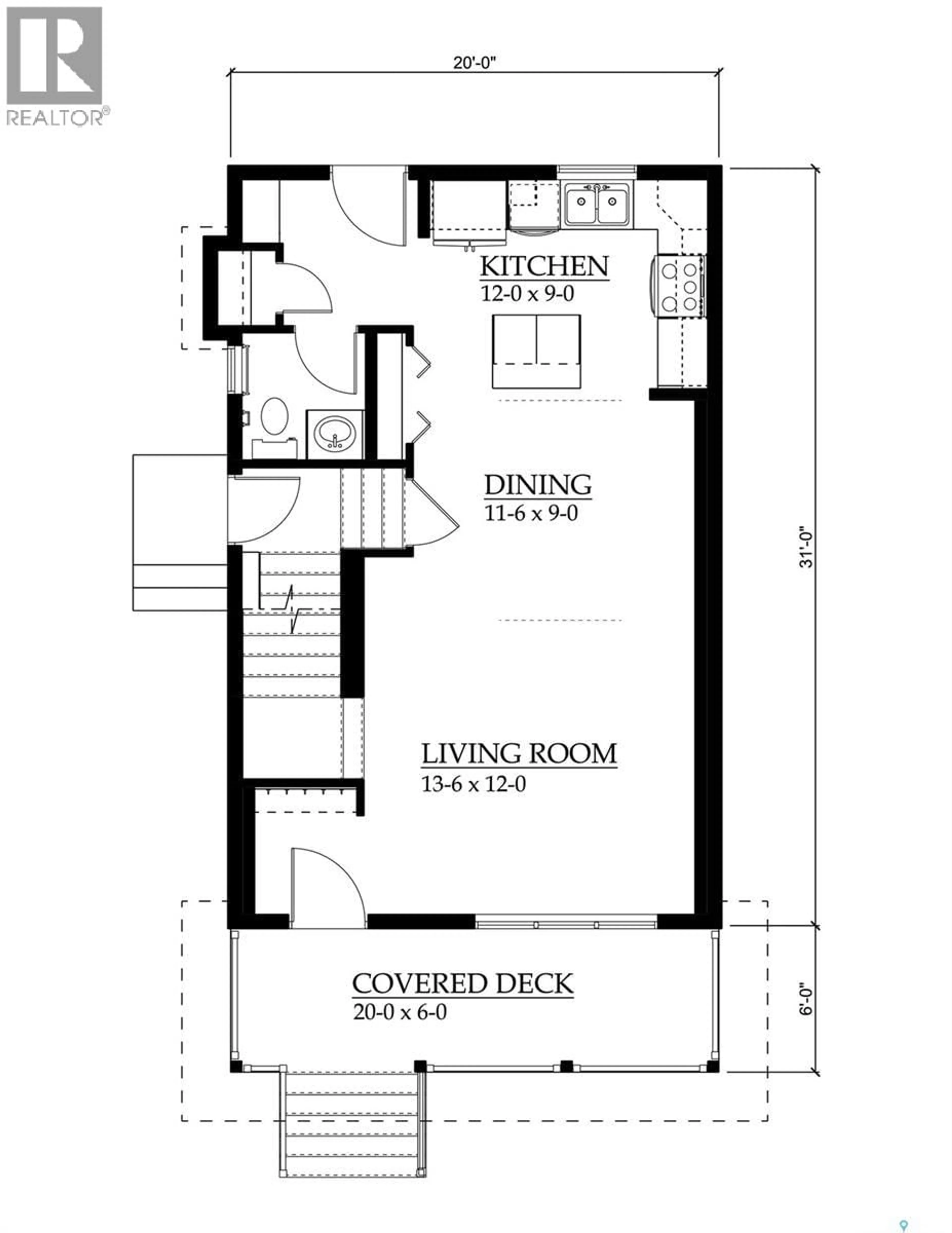 Floor plan for 412 ELDORADO STREET, Warman Saskatchewan S7K0R3