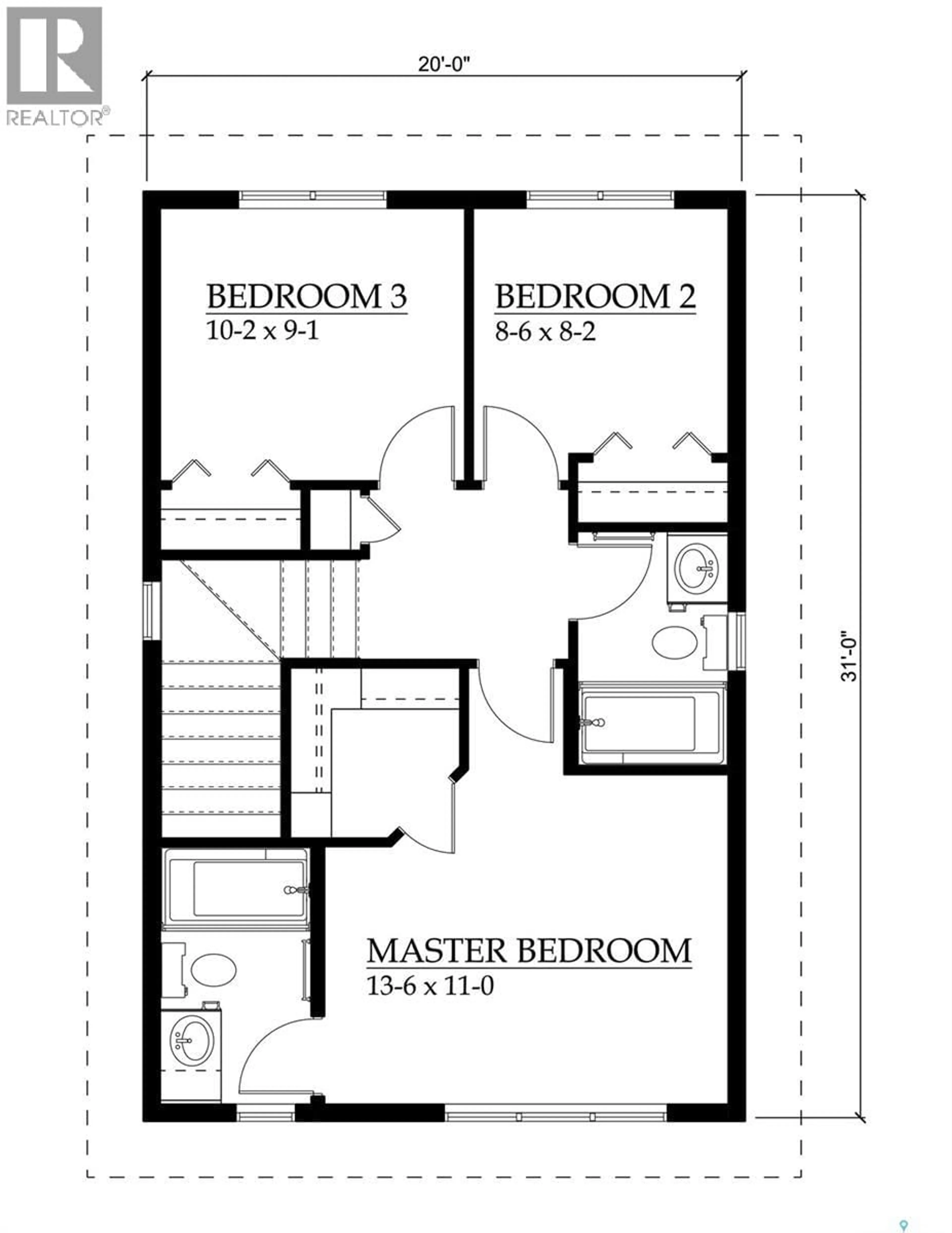 Floor plan for 412 ELDORADO STREET, Warman Saskatchewan S7K0R3