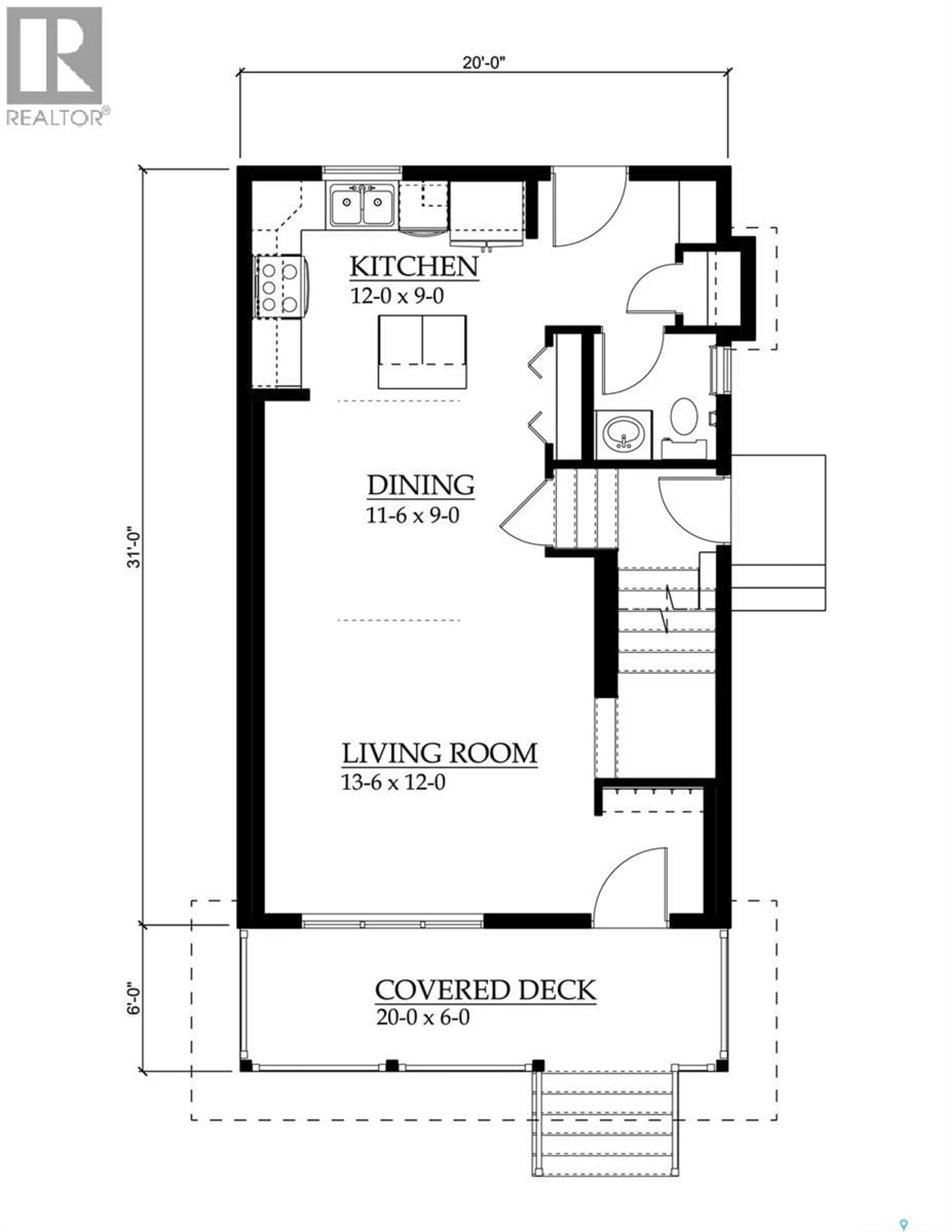 Floor plan for 414 ELDORADO STREET, Warman Saskatchewan S0K4S0