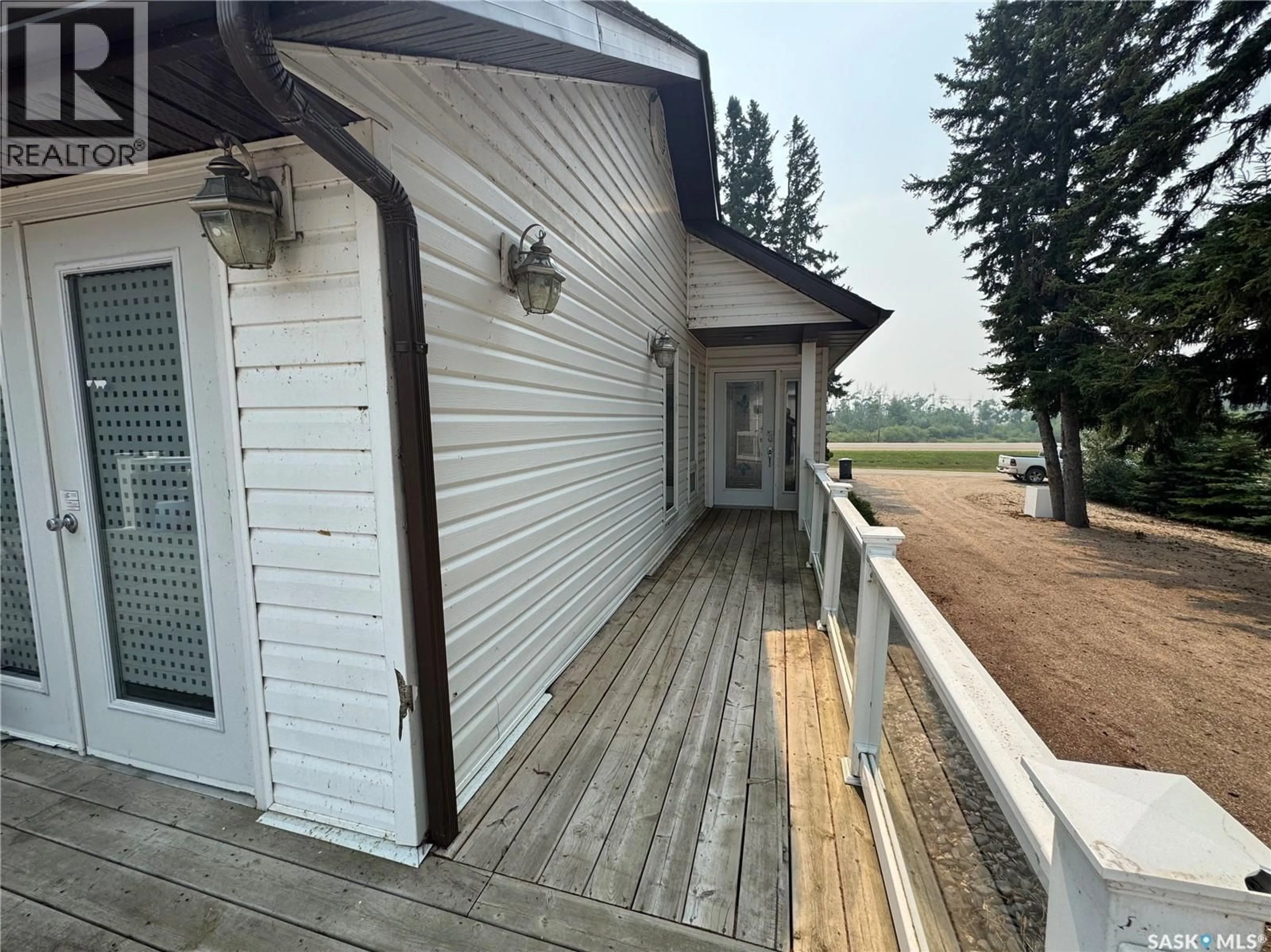 A pic from outside/outdoor area/front of a property/back of a property/a pic from drone, water/lake/river/ocean view for 224 SERVICE ROAD, Norquay Saskatchewan S0A2V0